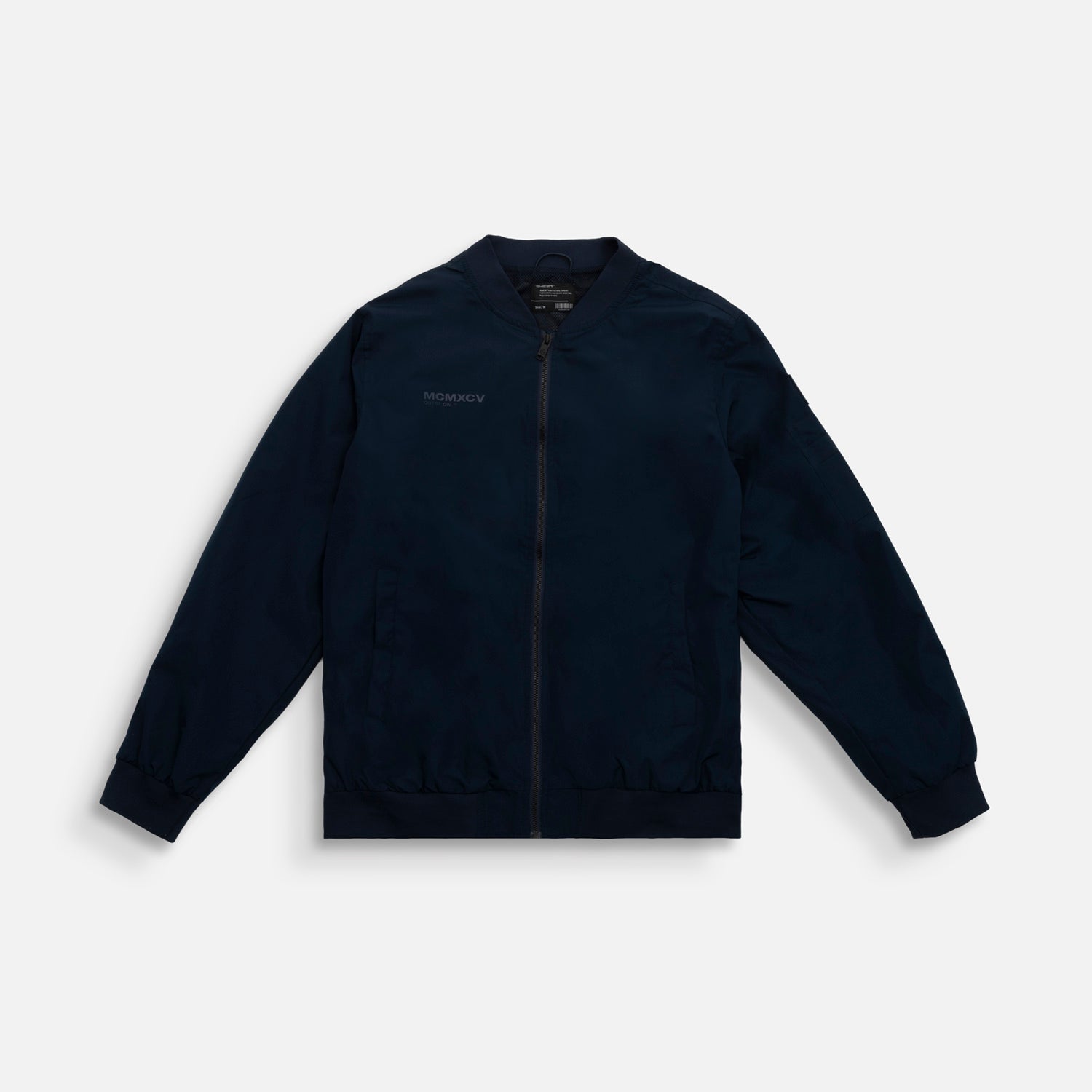 CHAQUETA BOMBER COLOR AZUL OSCURO