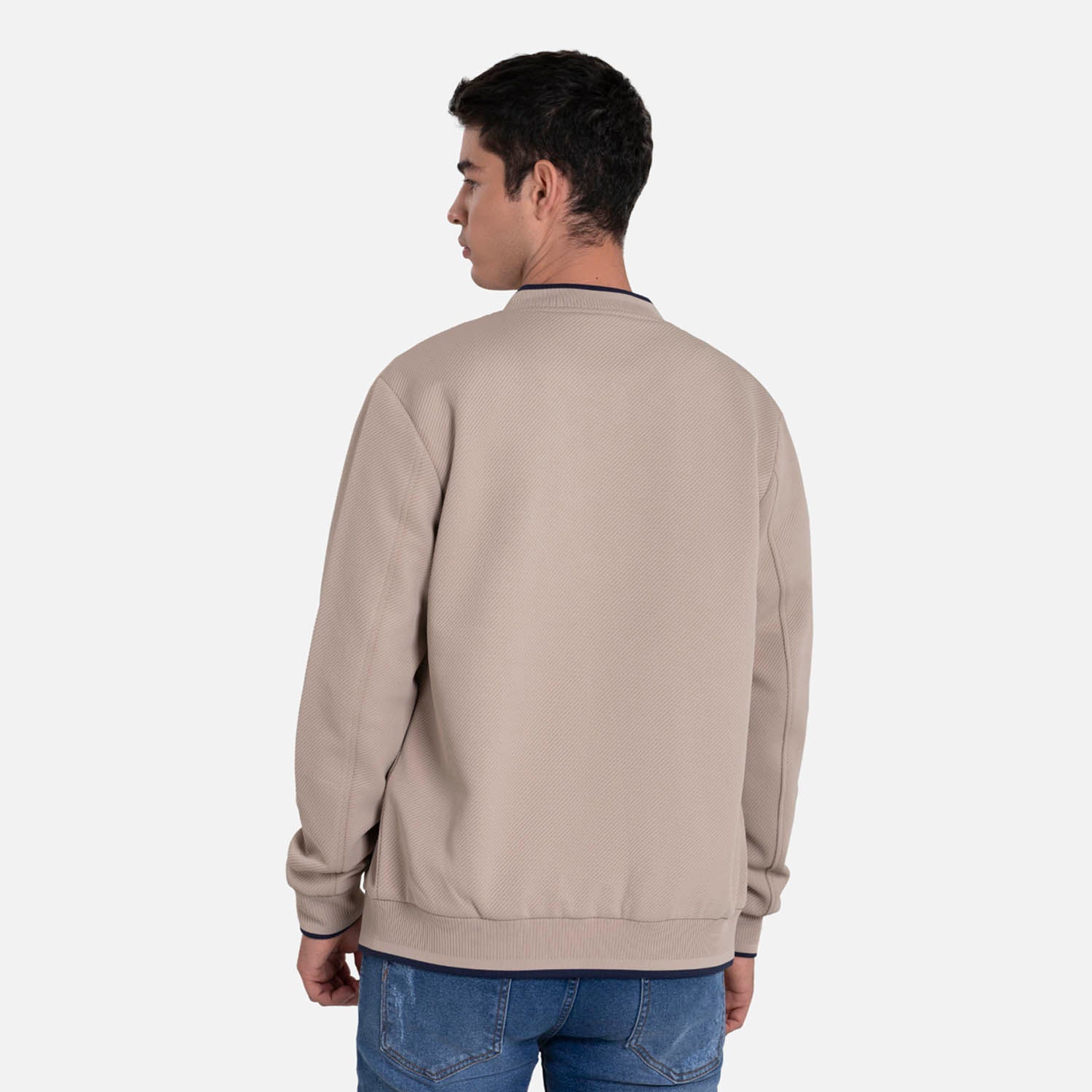 CHAQUETA BOMBER COLOR WHITECAP GRAY