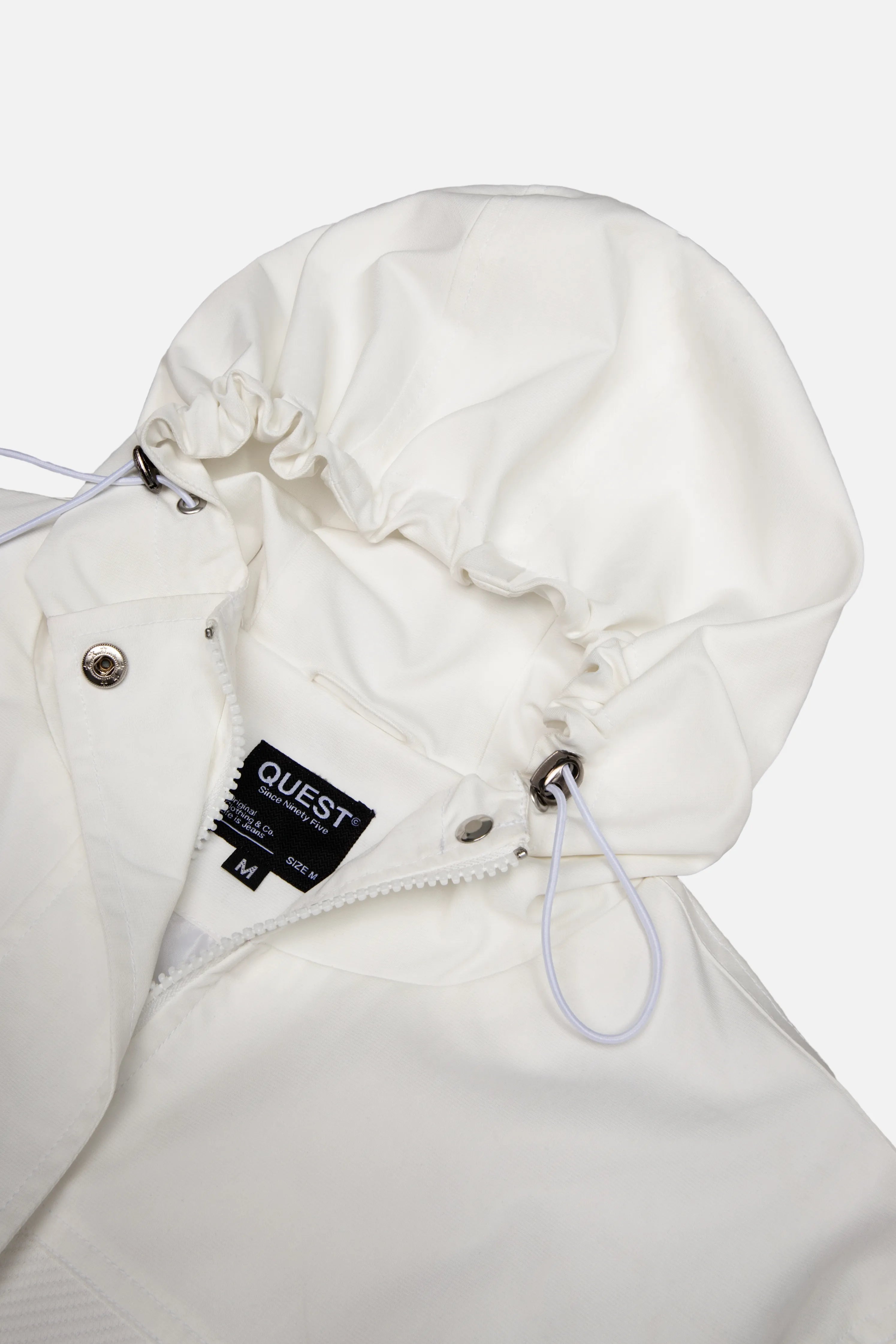 CHAQUETA PARKA COLOR BLANCO BLANCO
