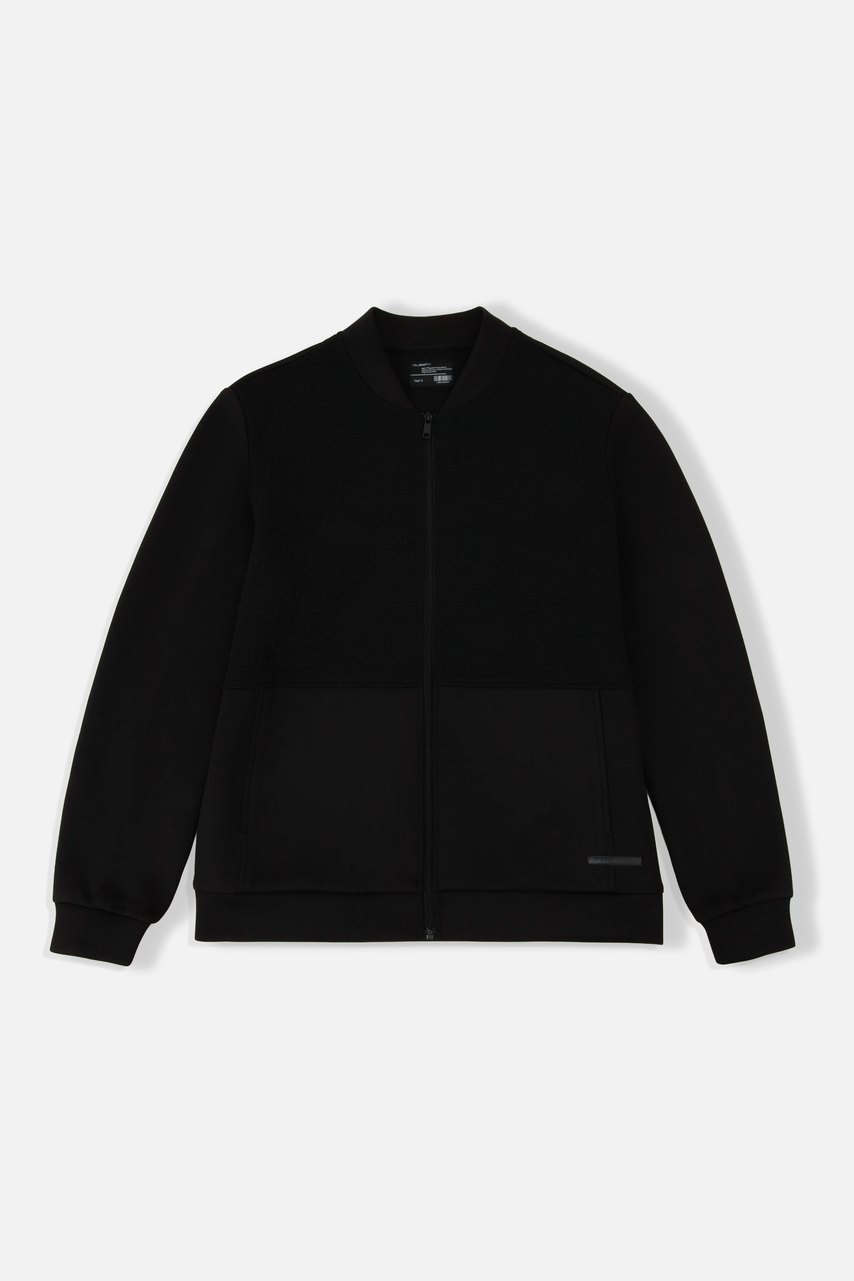 CHAQUETA BOMBER COLOR NEGRO