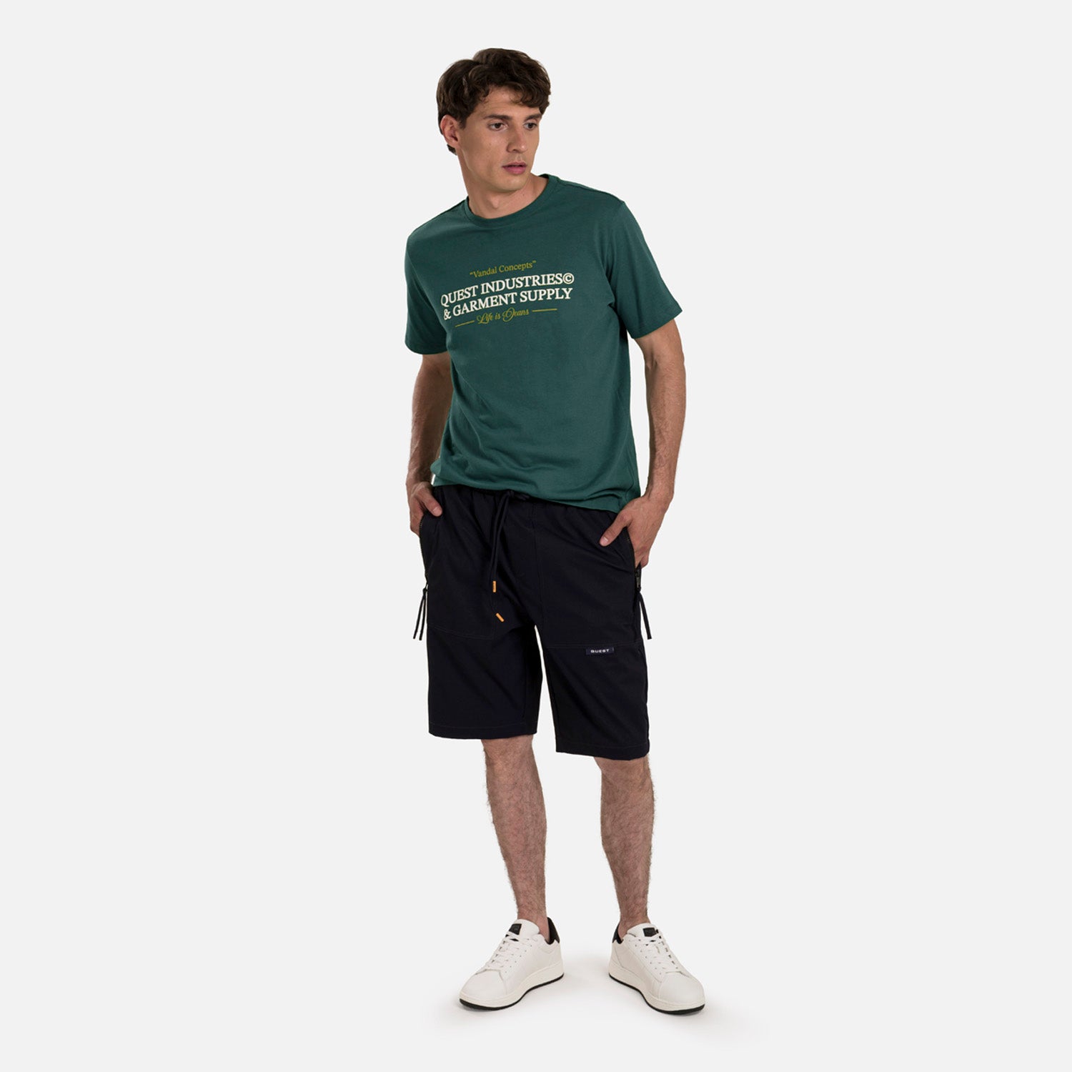 BERMUDA JOGG COLOR AZUL NOCHE