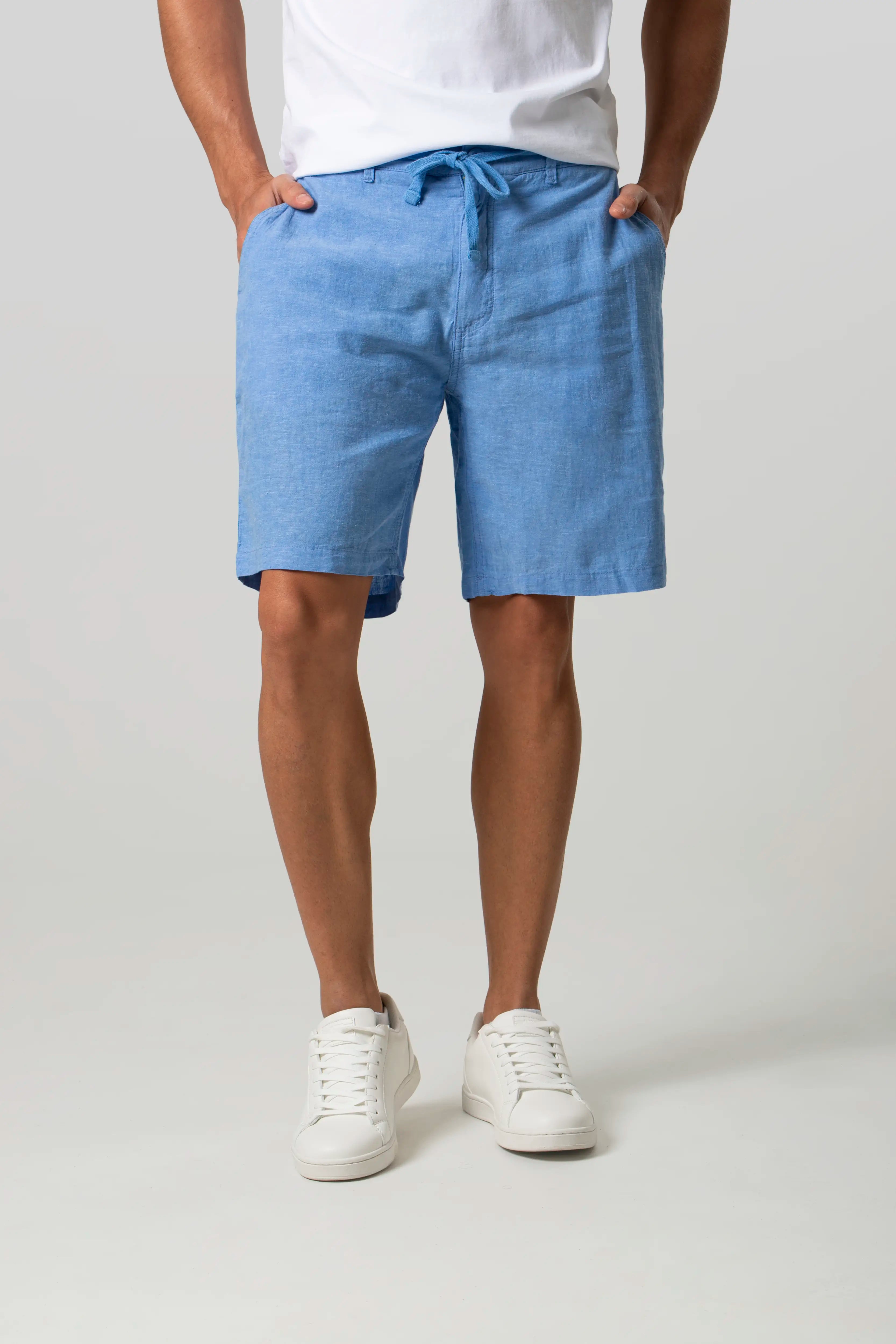 BERMUDA CARGO COLOR AZUL CLARO