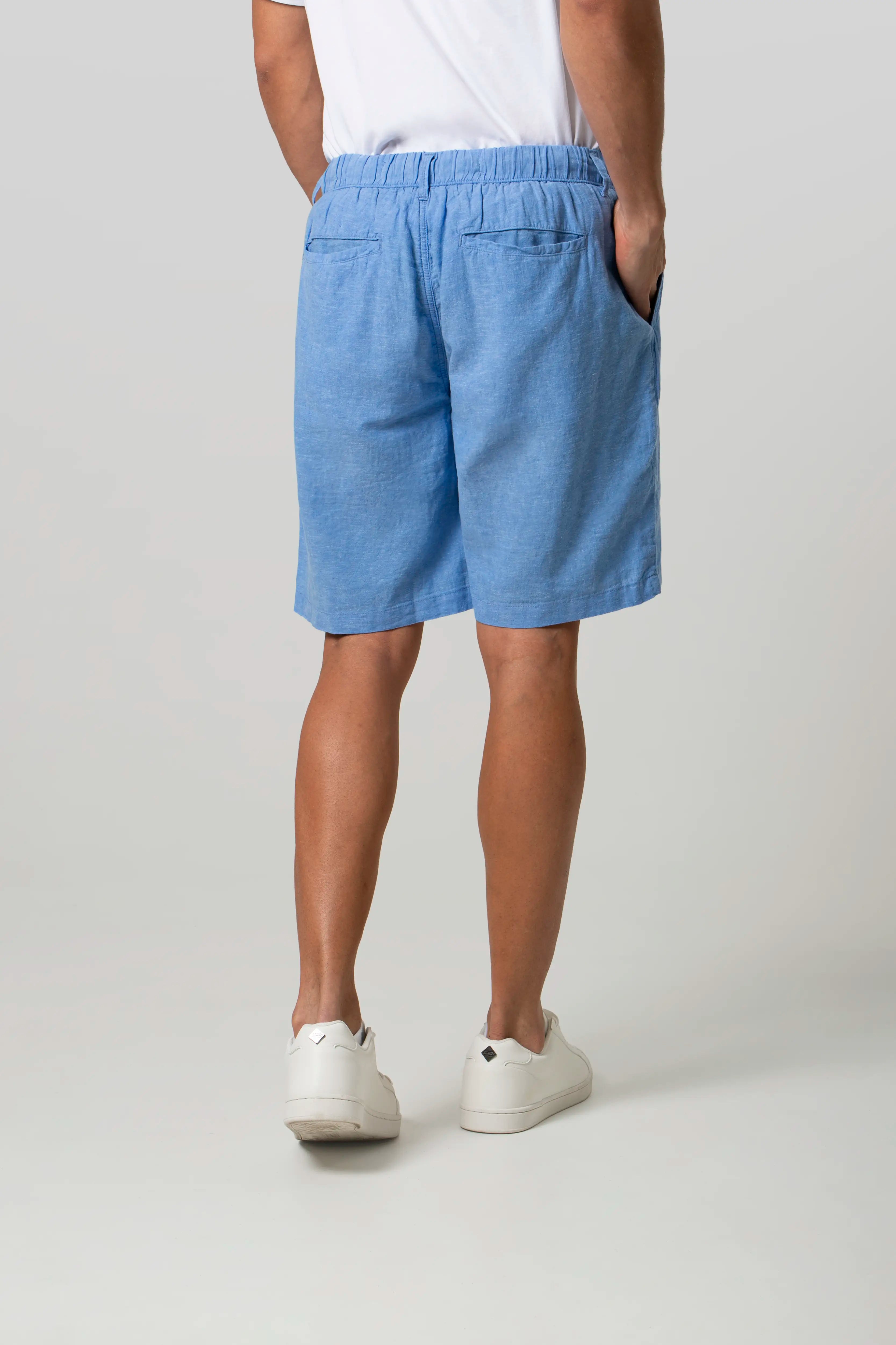 BERMUDA CARGO COLOR AZUL CLARO