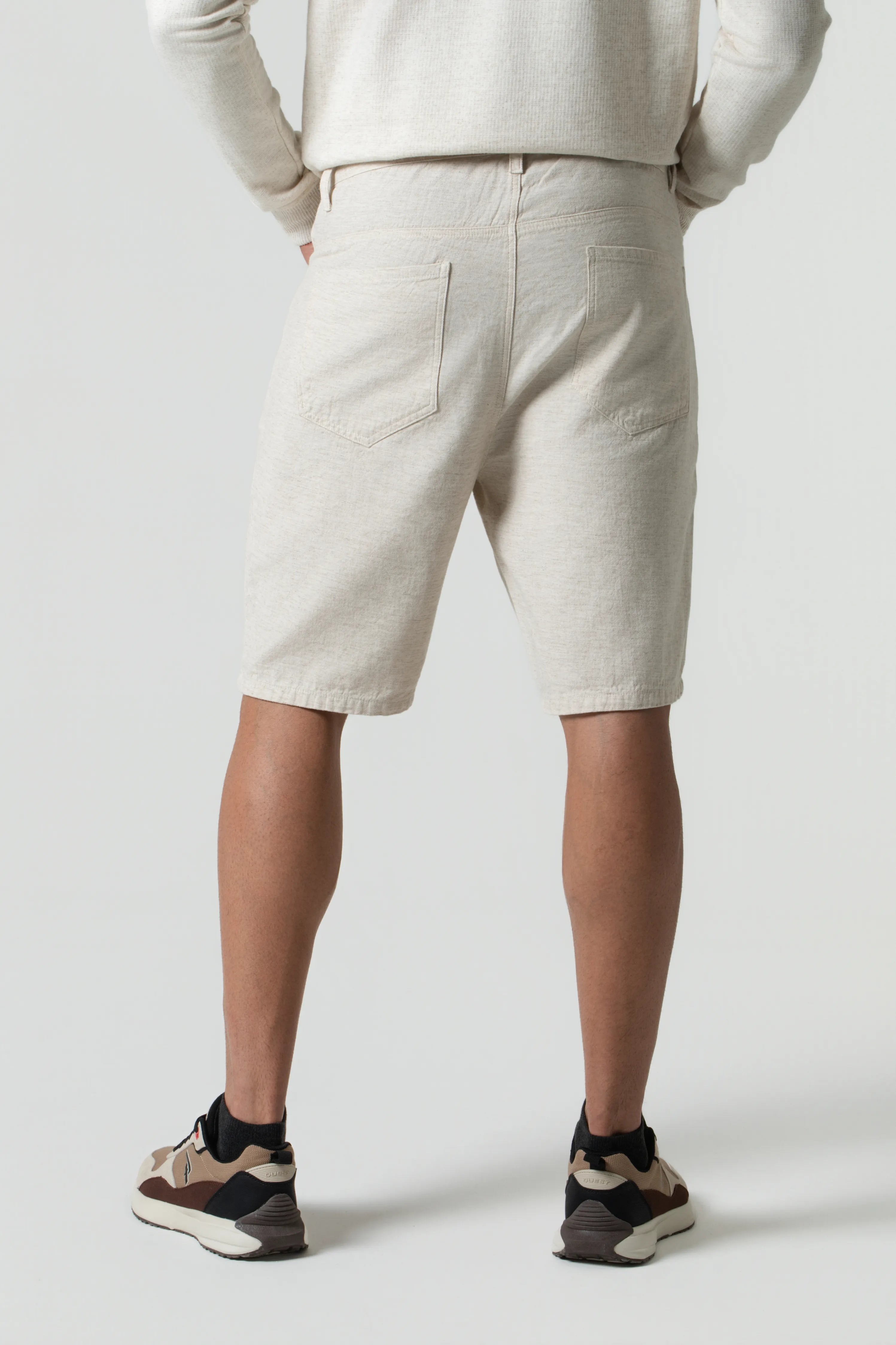 BERMUDA 5 BOLSILLOS COLOR IVORY