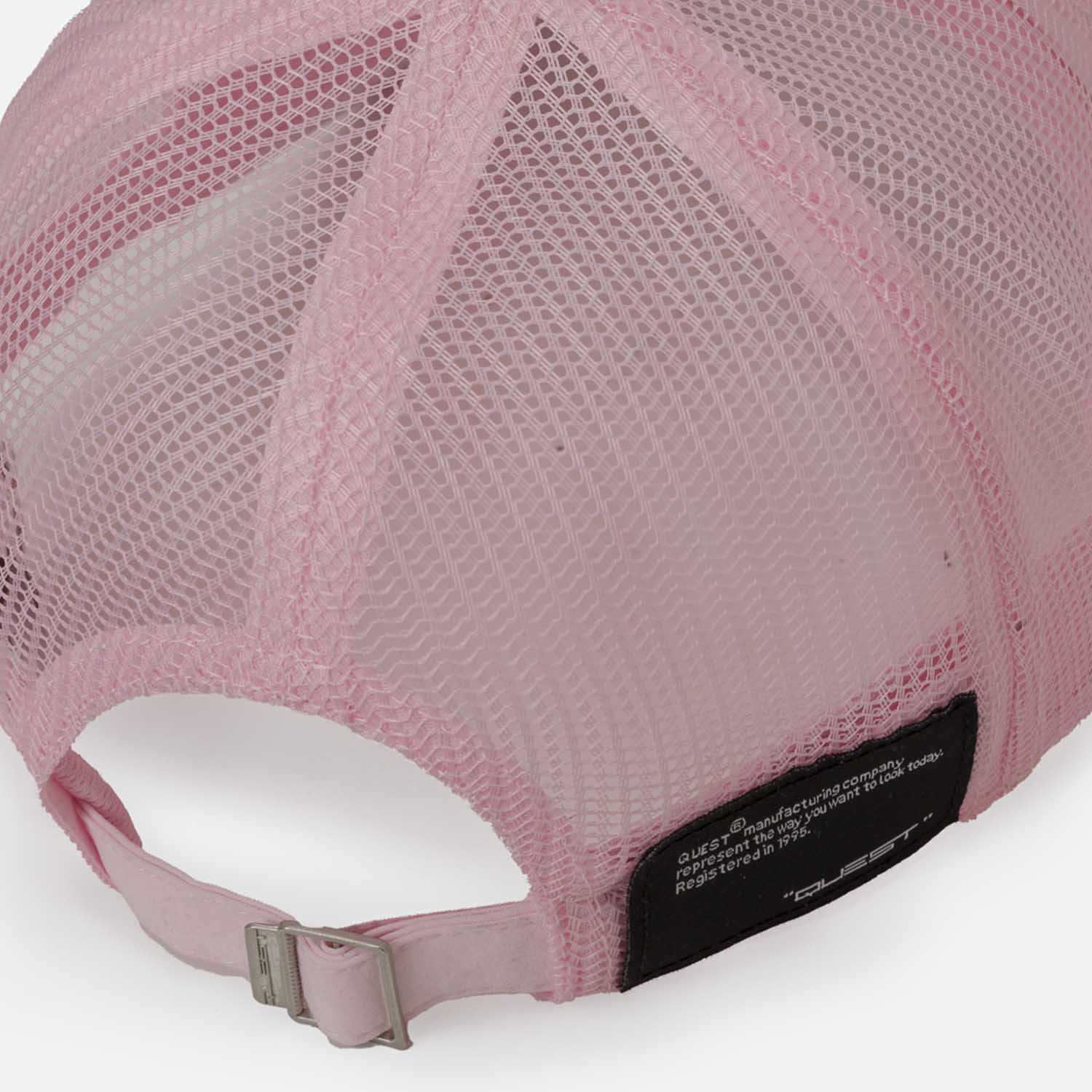 GORRA CAMIONERA COLOR ROSADO EMPOLVADO