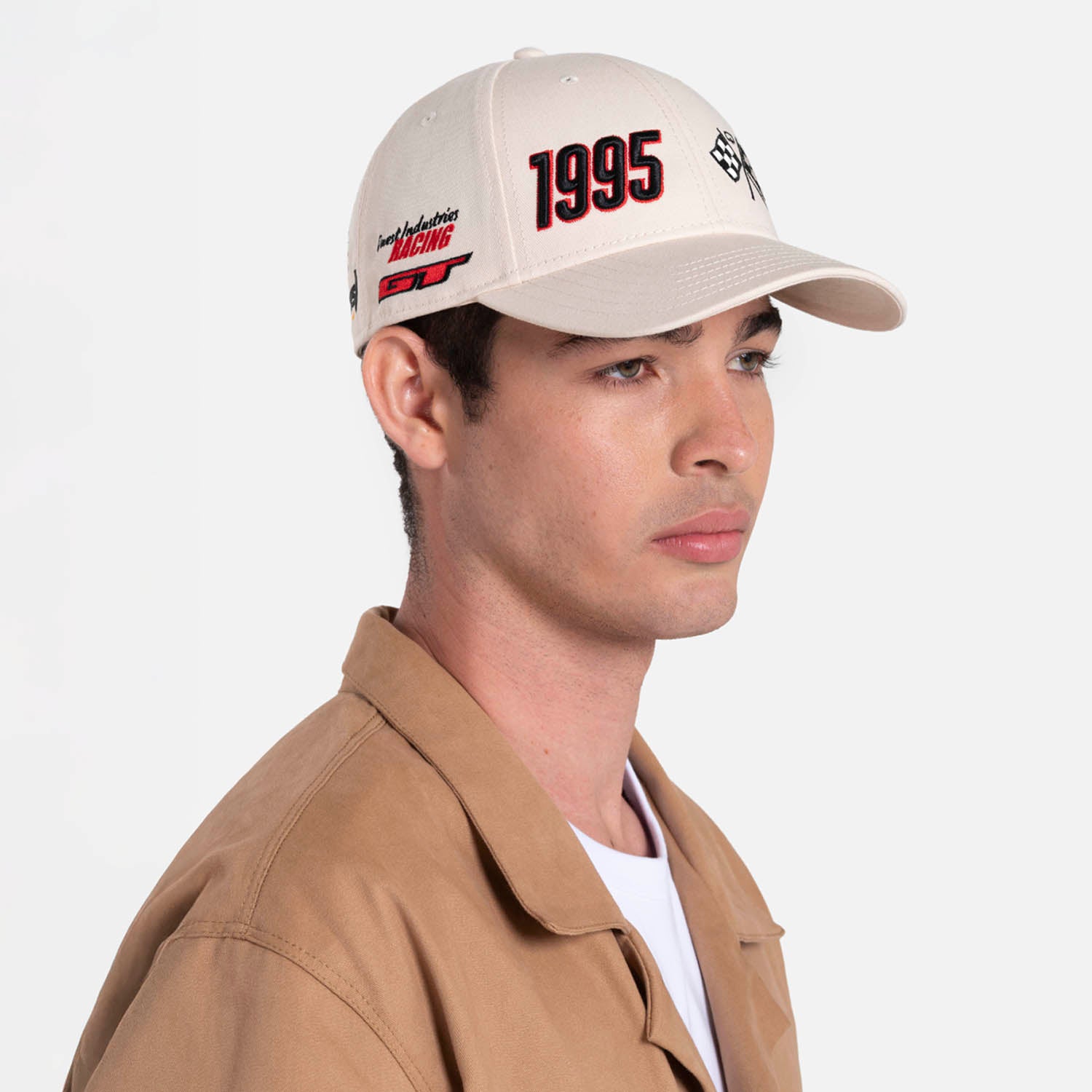 GORRA BEISBOLERA COLOR IVORY