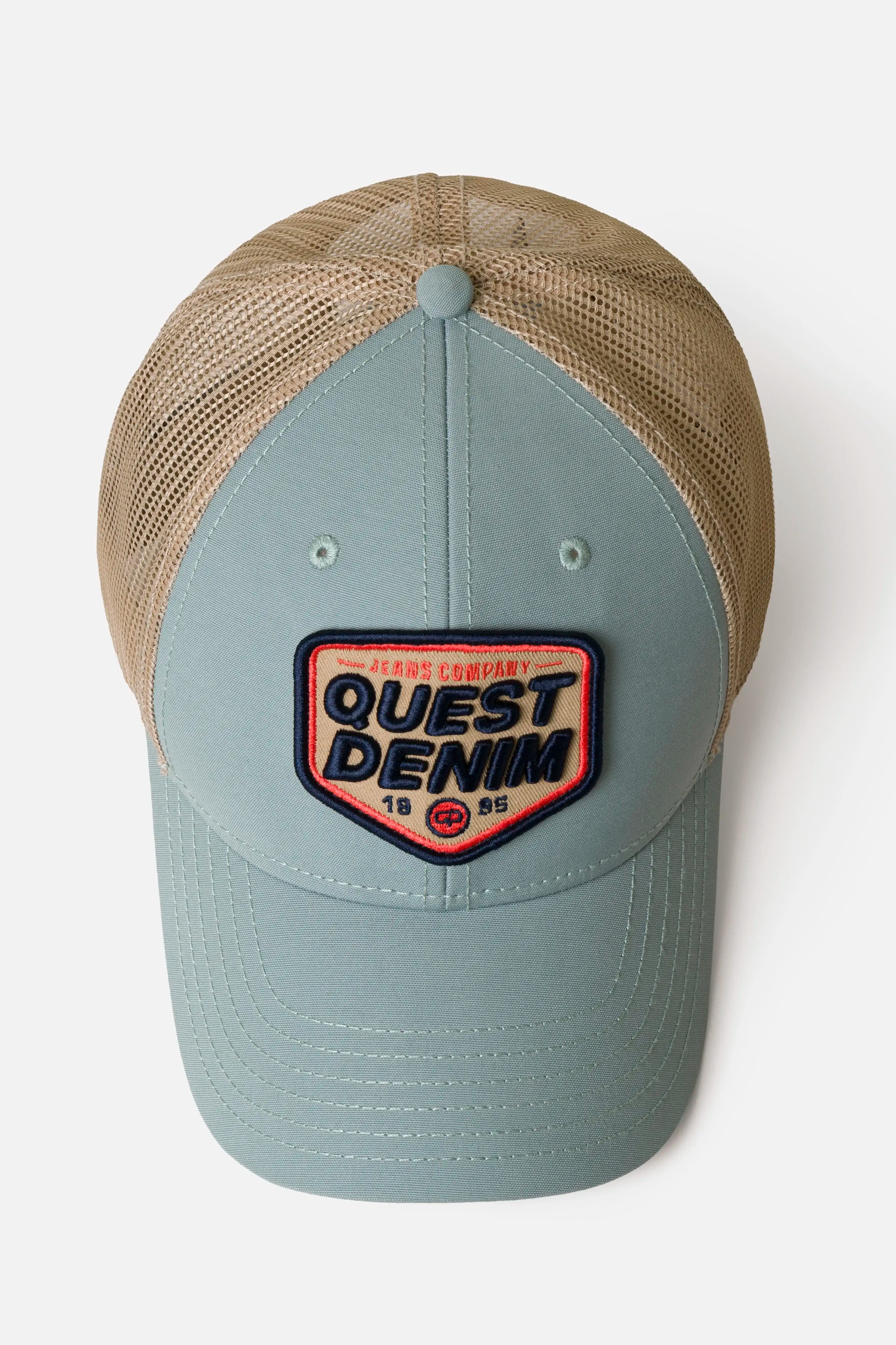 GORRA CAMIONERA COLOR AZUL GLACIAR