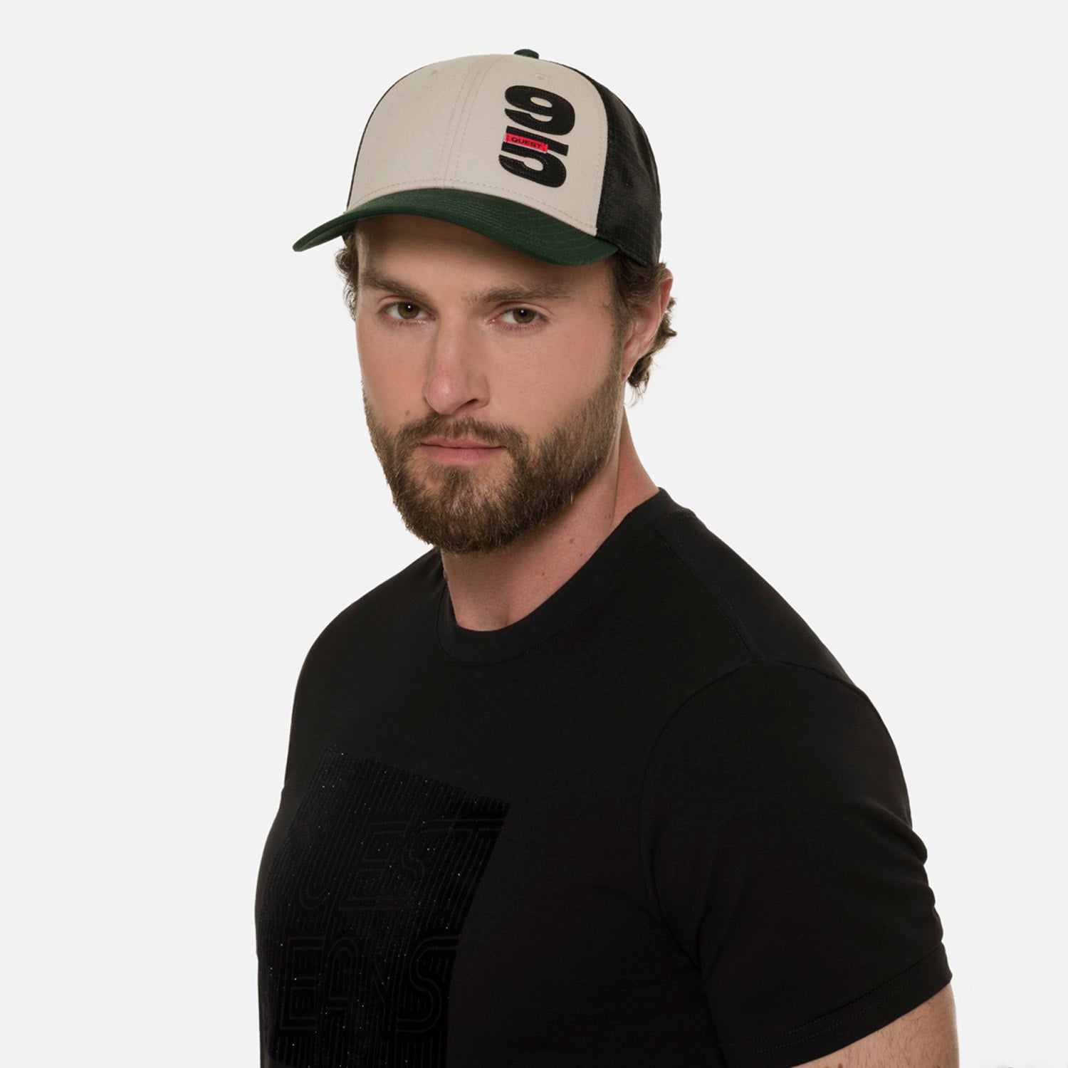 GORRA CAMIONERA COLOR VERDE BOTELLA