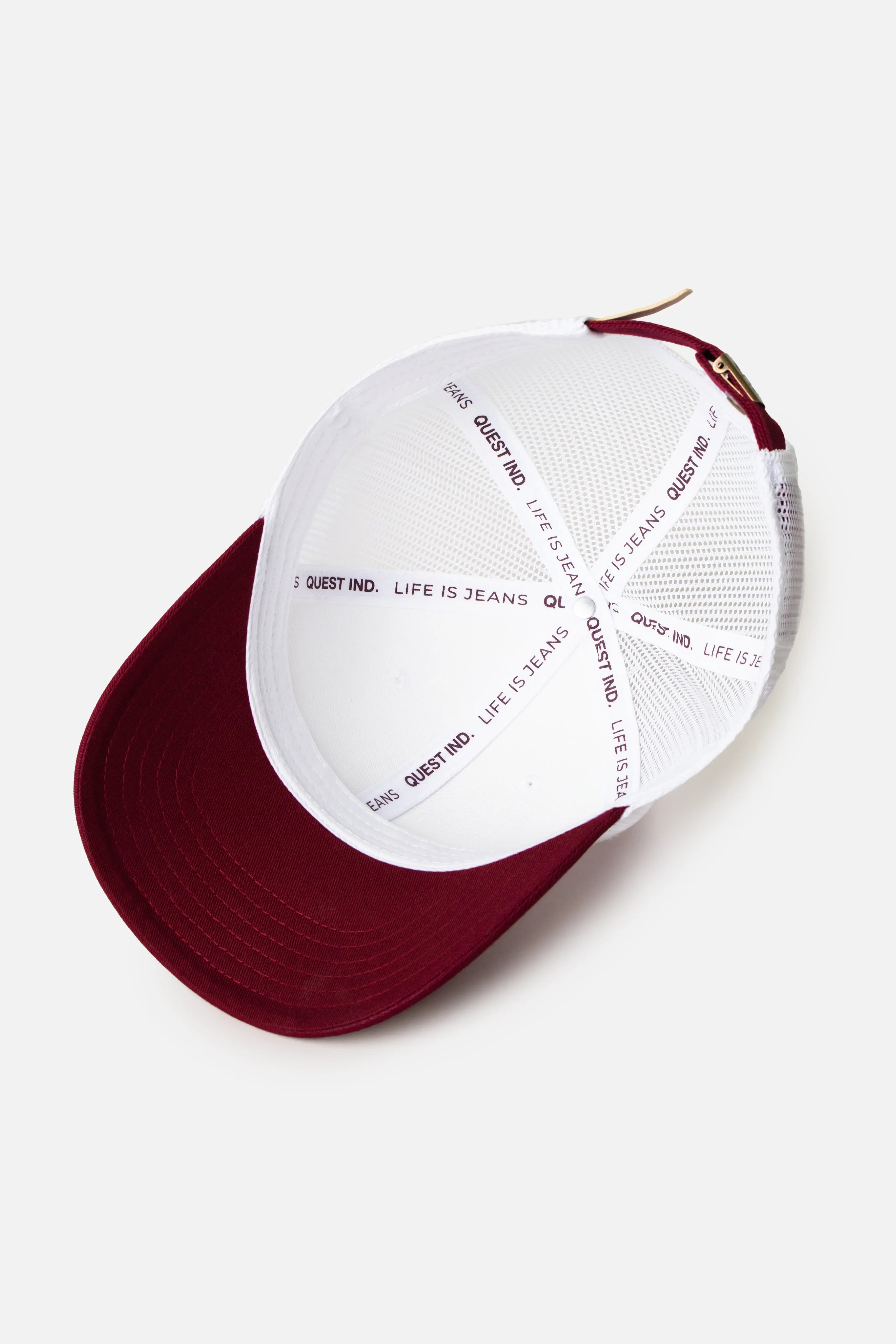 GORRA CAMIONERA COLOR BLANCO BLANCO
