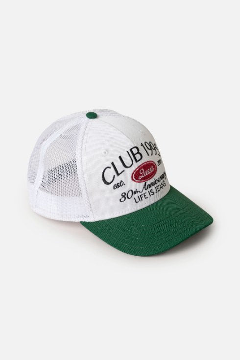 GORRA CAMIONERA COLOR BLANCO OPTICO