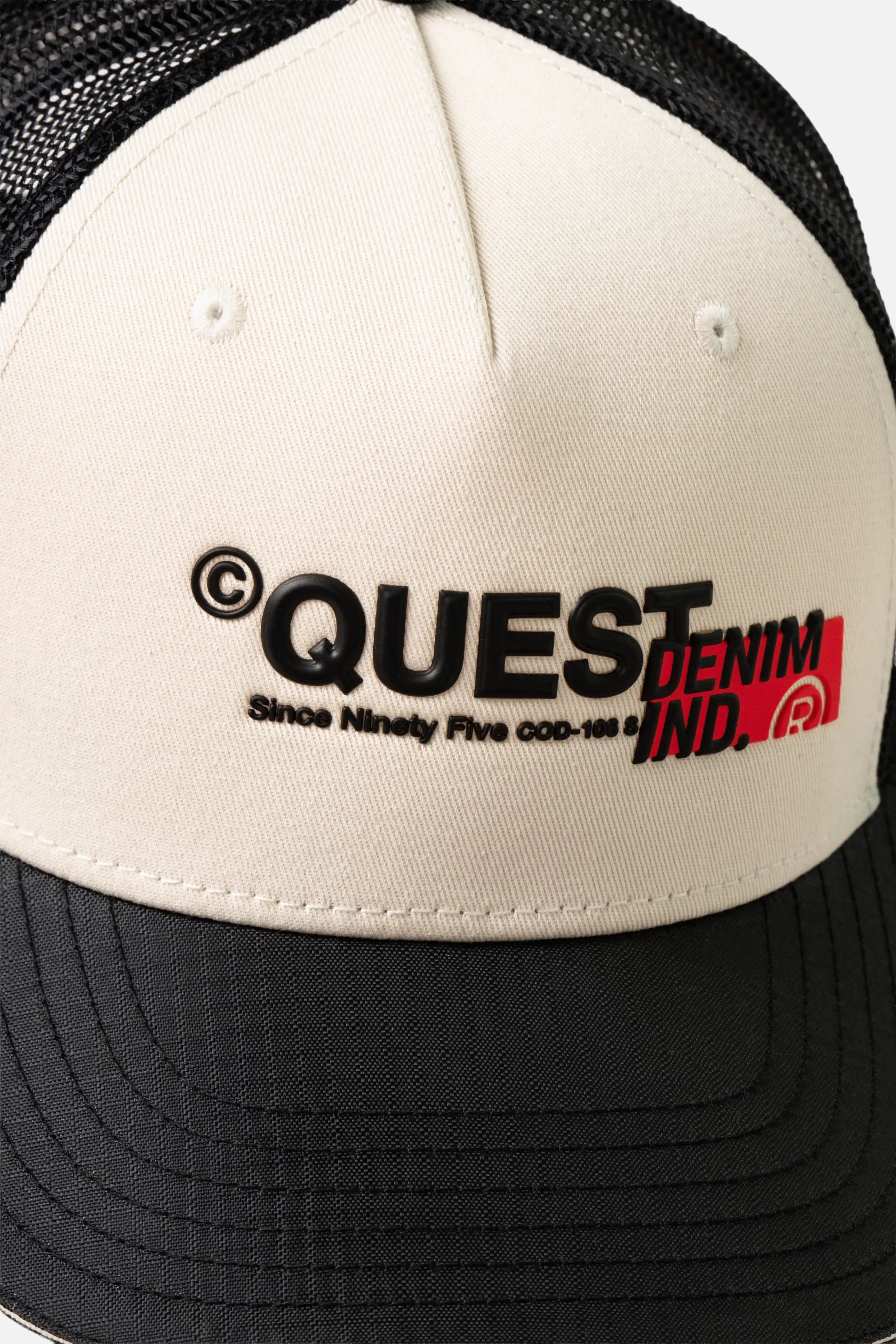 GORRA CAMIONERA COLOR IVORY