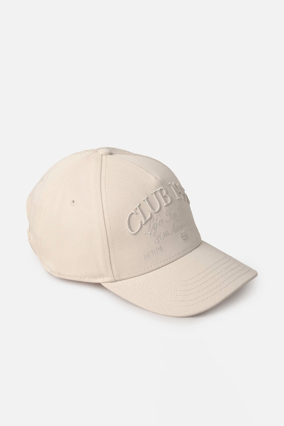 GORRA BEISBOLERA COLOR IVORY