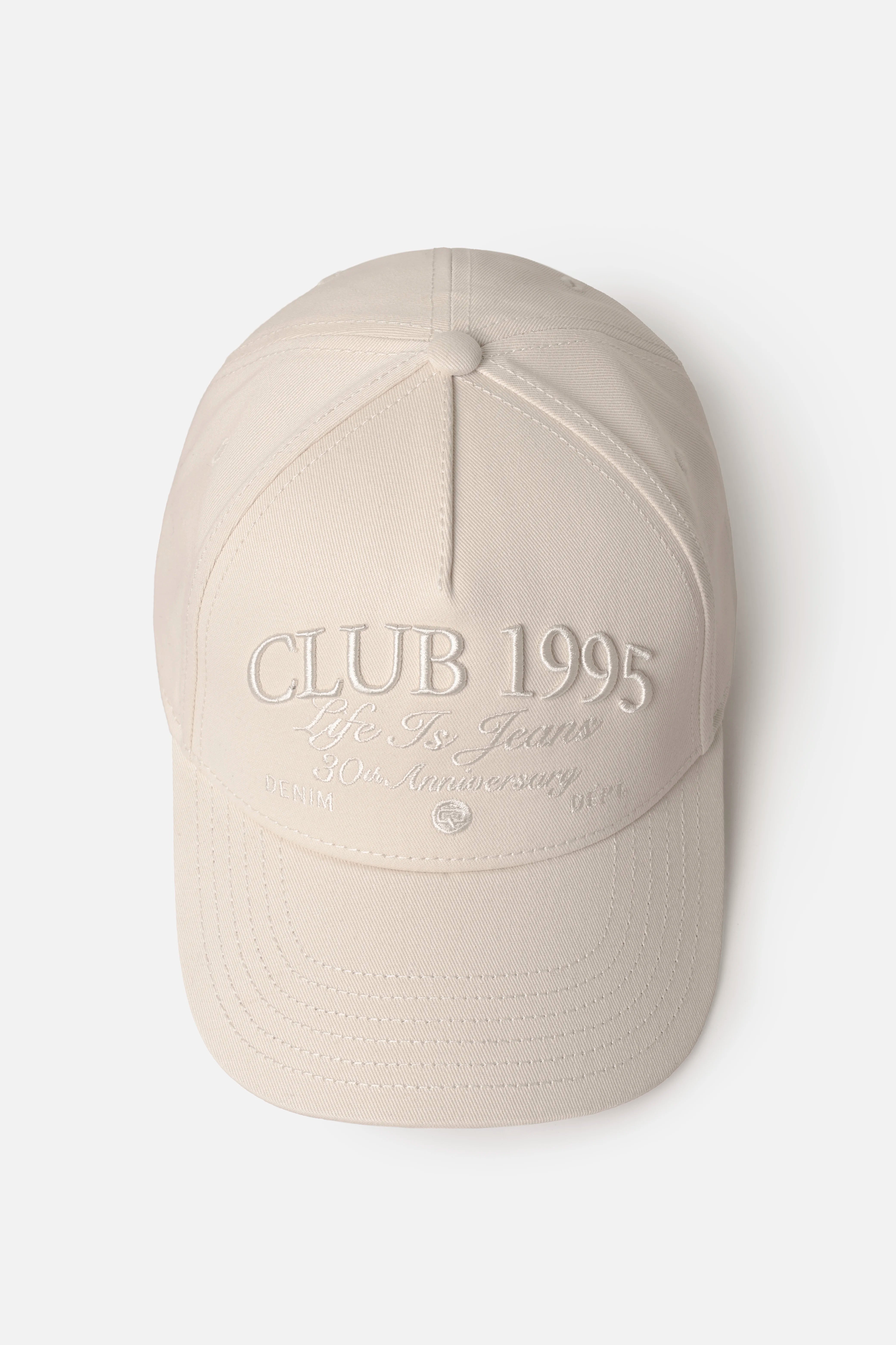 GORRA BEISBOLERA COLOR IVORY