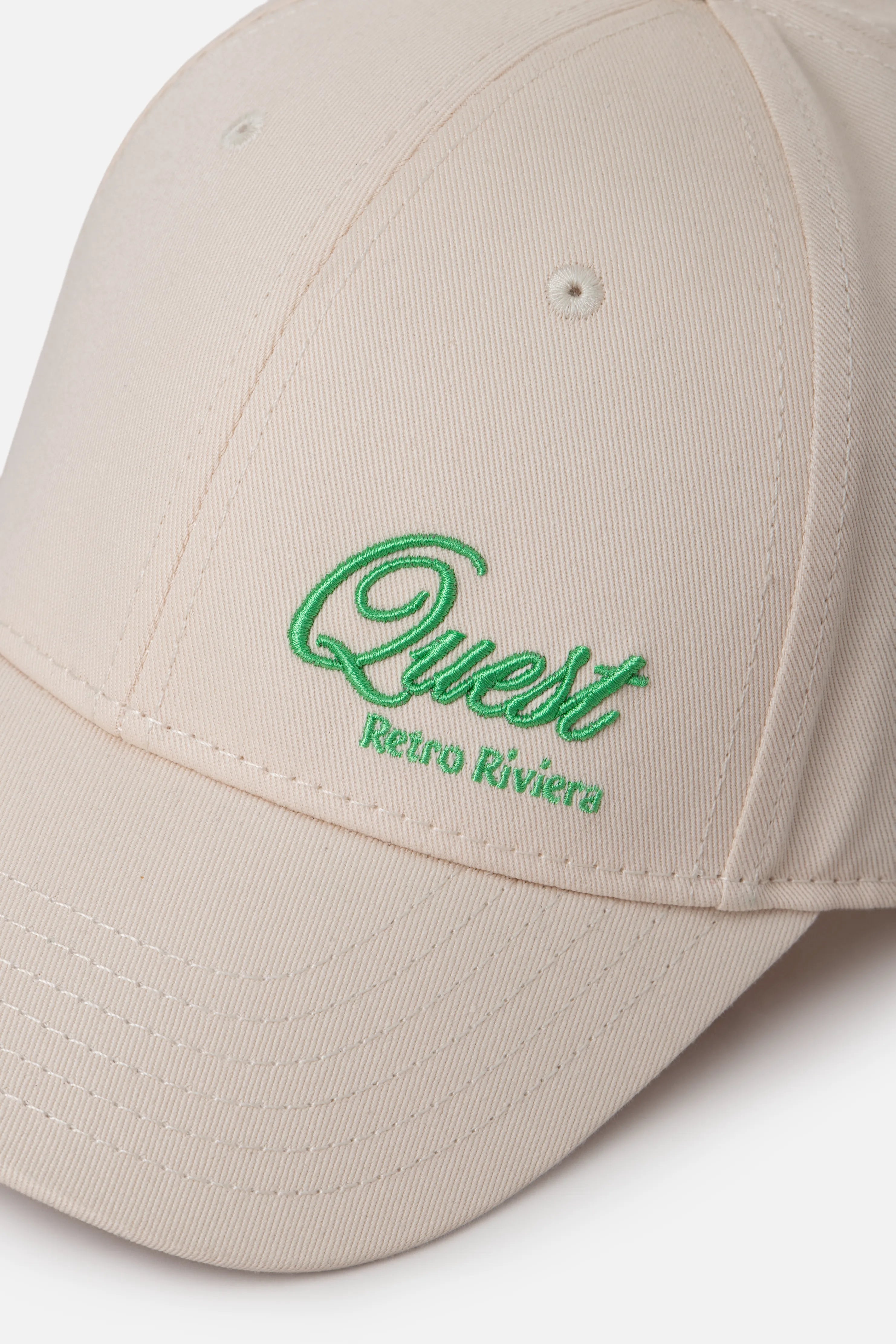 GORRA BEISBOLERA COLOR IVORY