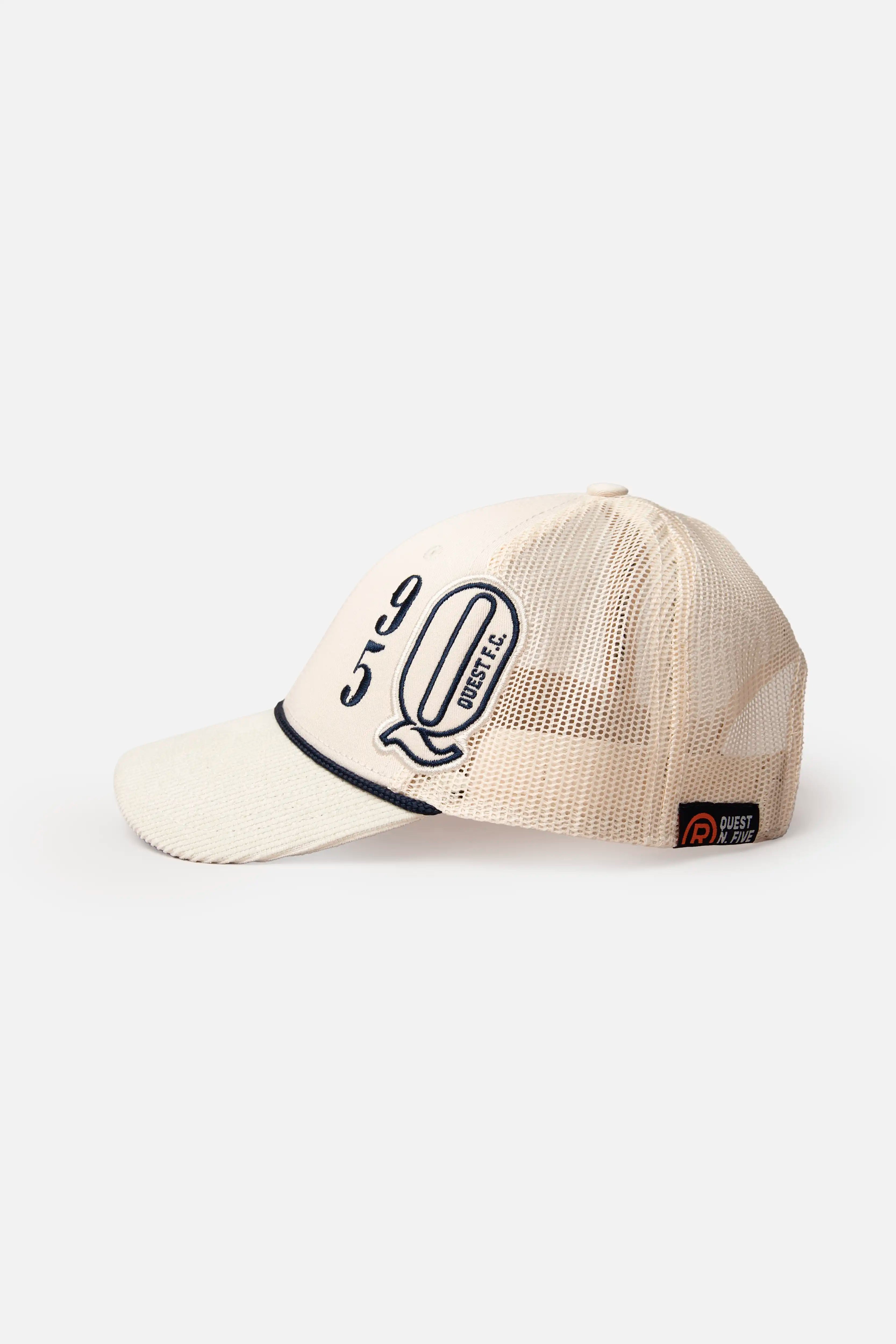 GORRA CAMIONERA COLOR IVORY