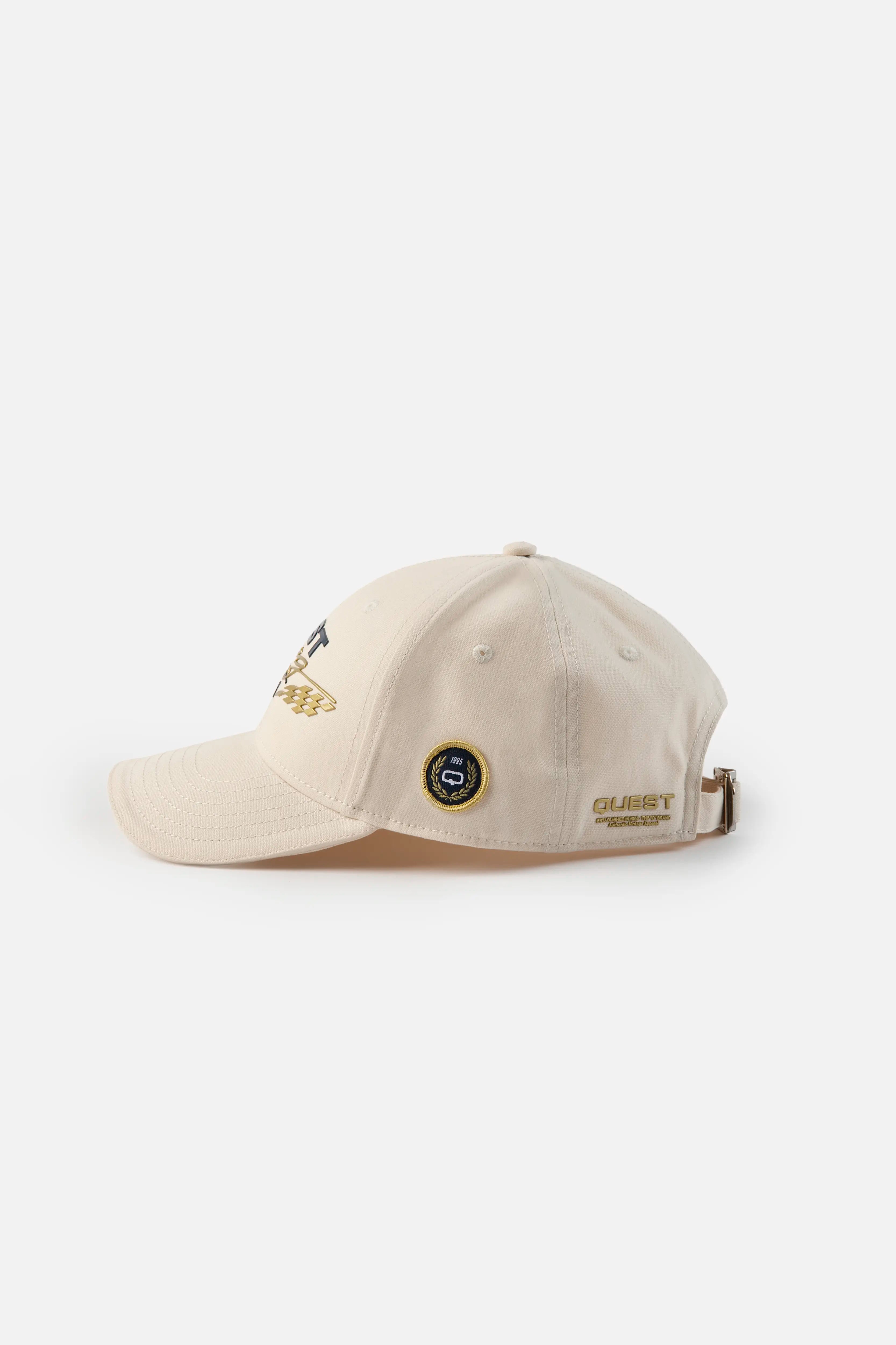 GORRA BEISBOLERA COLOR IVORY