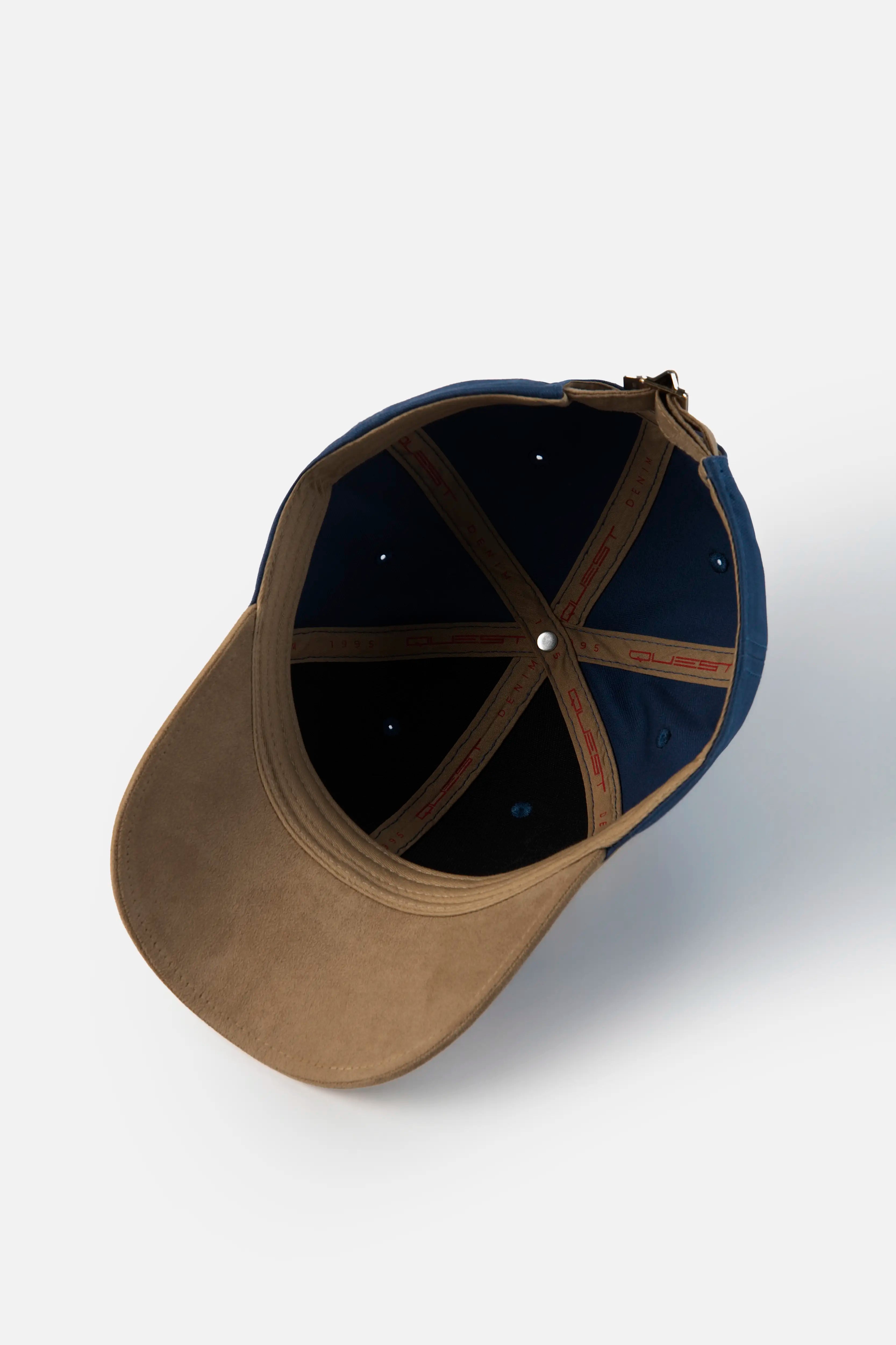 GORRA BEISBOLERA COLOR AZUL PETROLEO