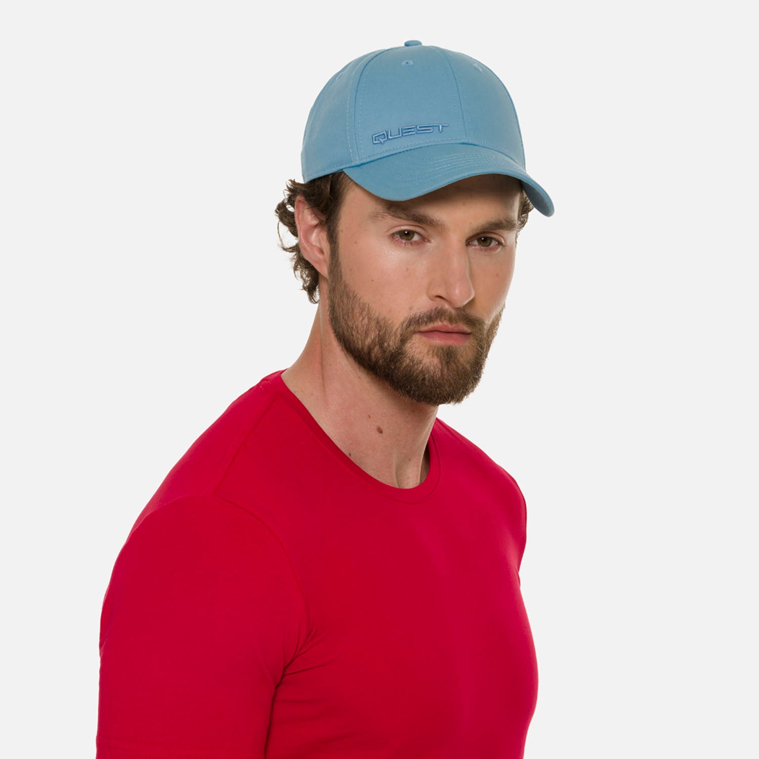 GORRA BEISBOLERA COLOR AZUL GLACIAR