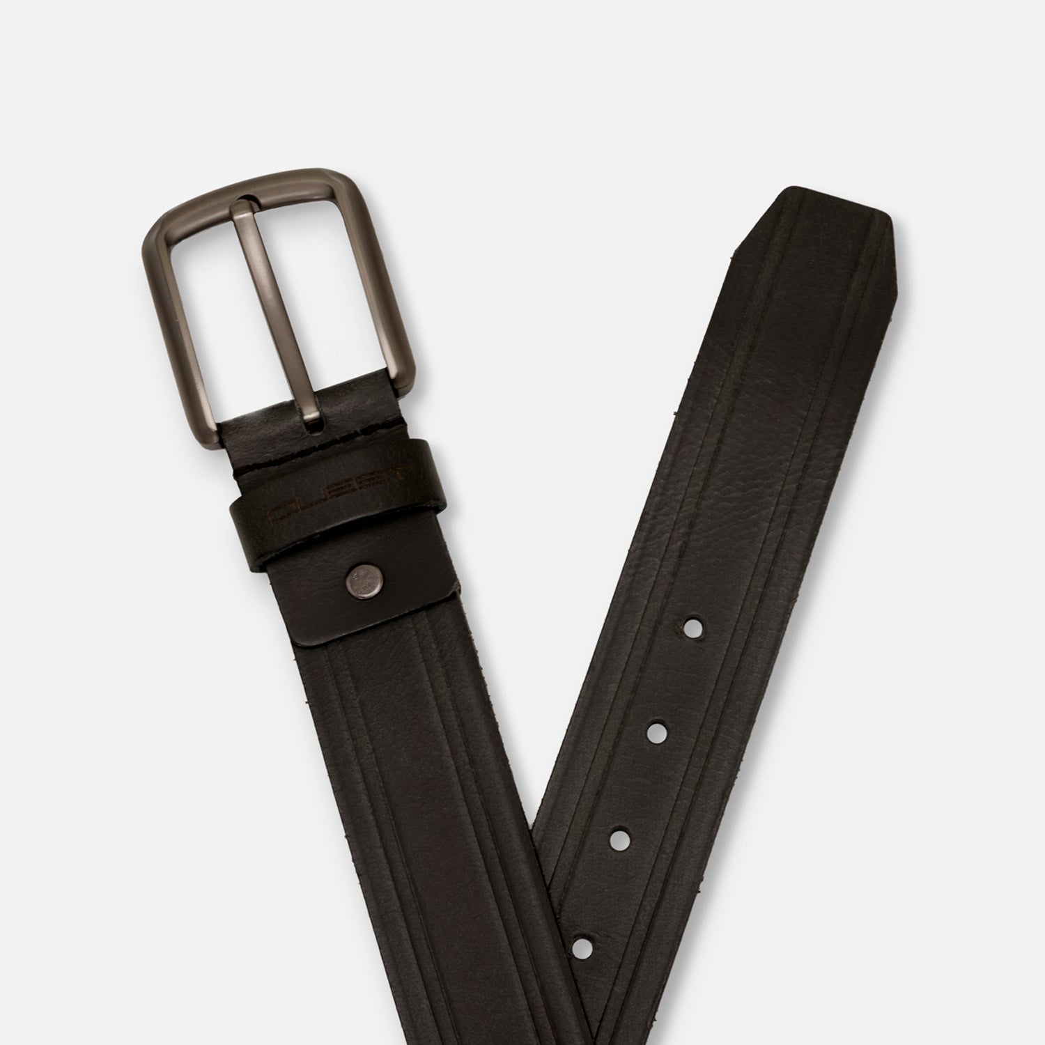 CORREA CUERO COLOR NEGRO