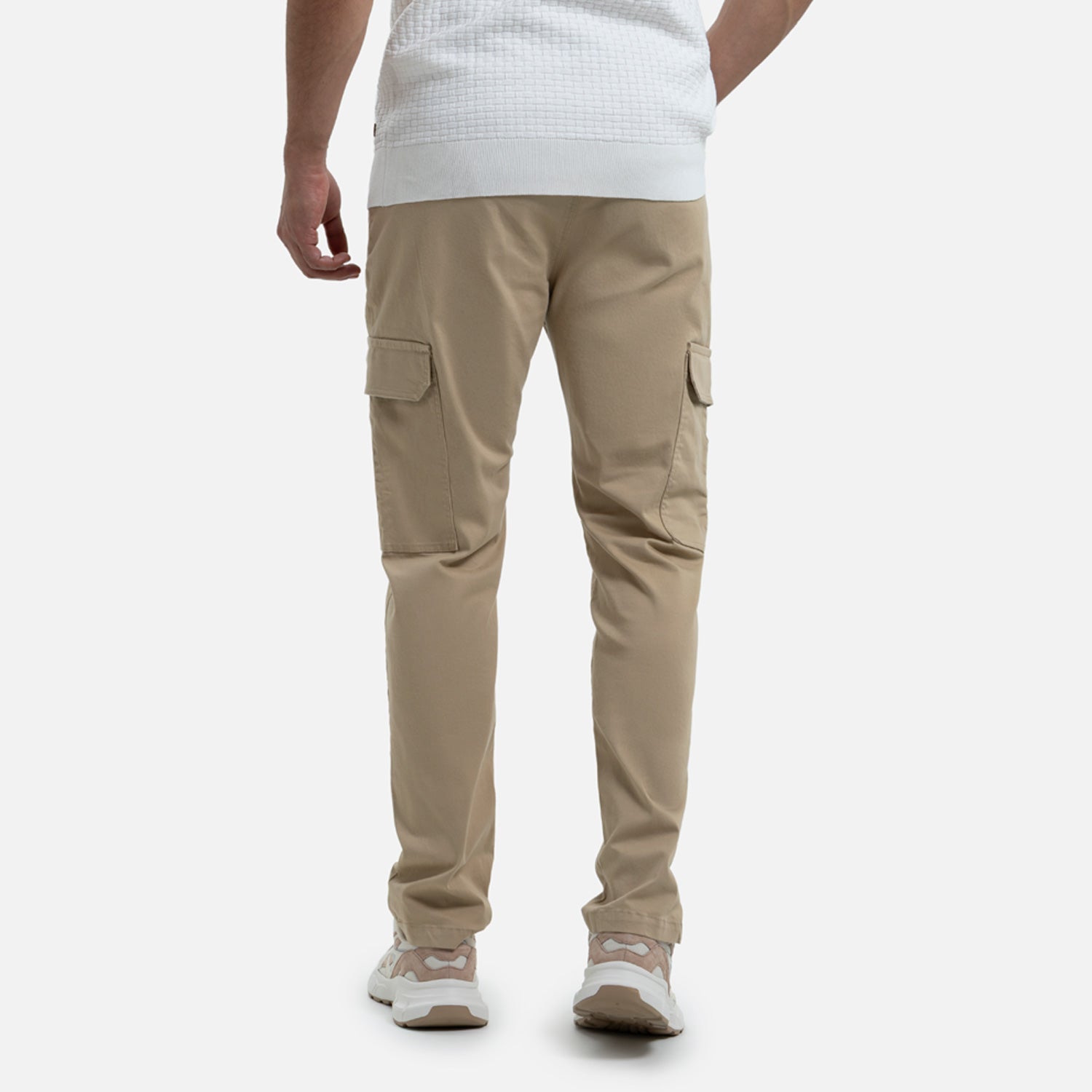 PANTALON CARGO COLOR BEIGE