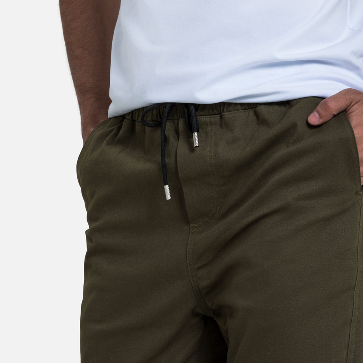 PANTALON JOGG COLOR VERDE MILITAR