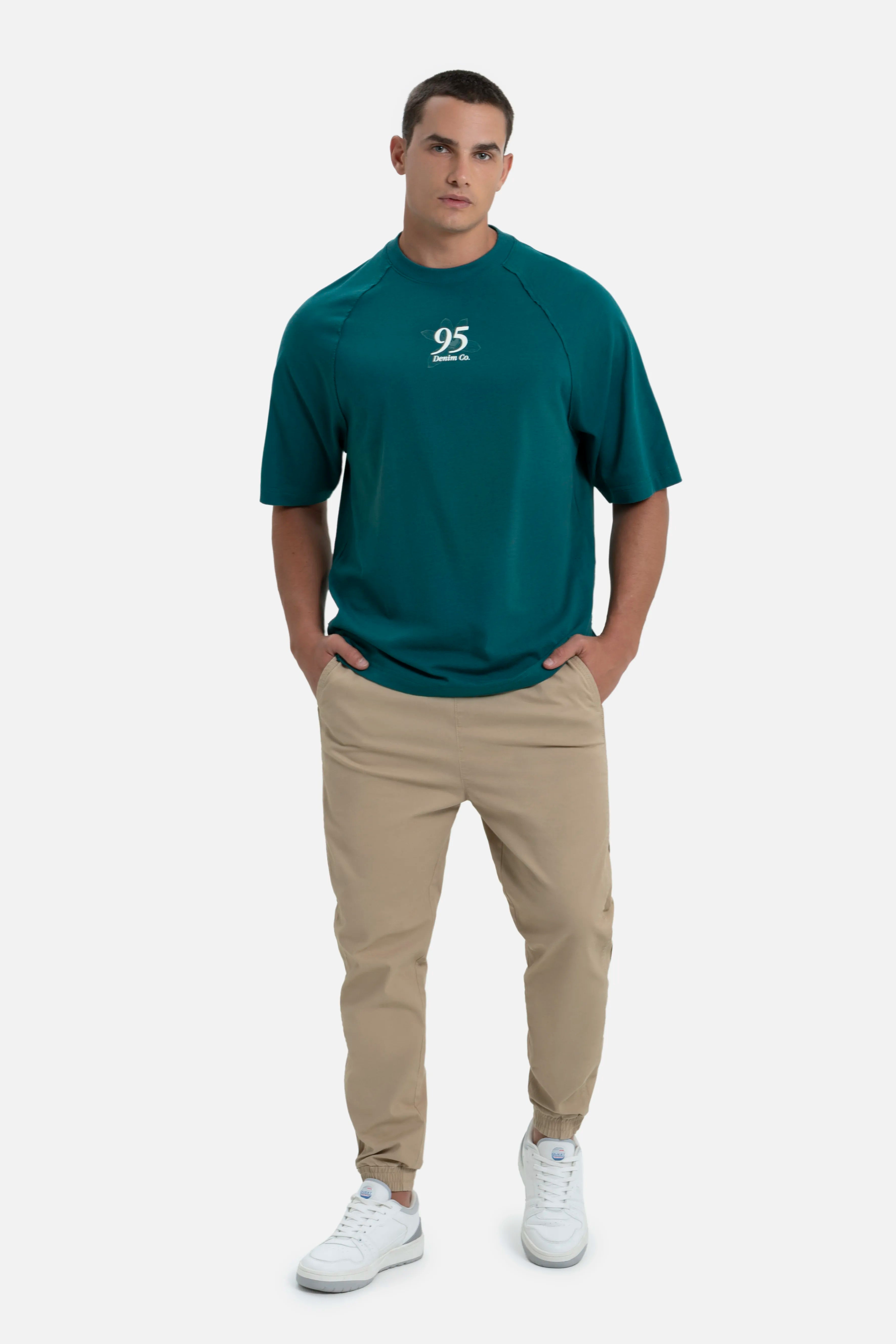 PANTALON JOGG COLOR BEIGE