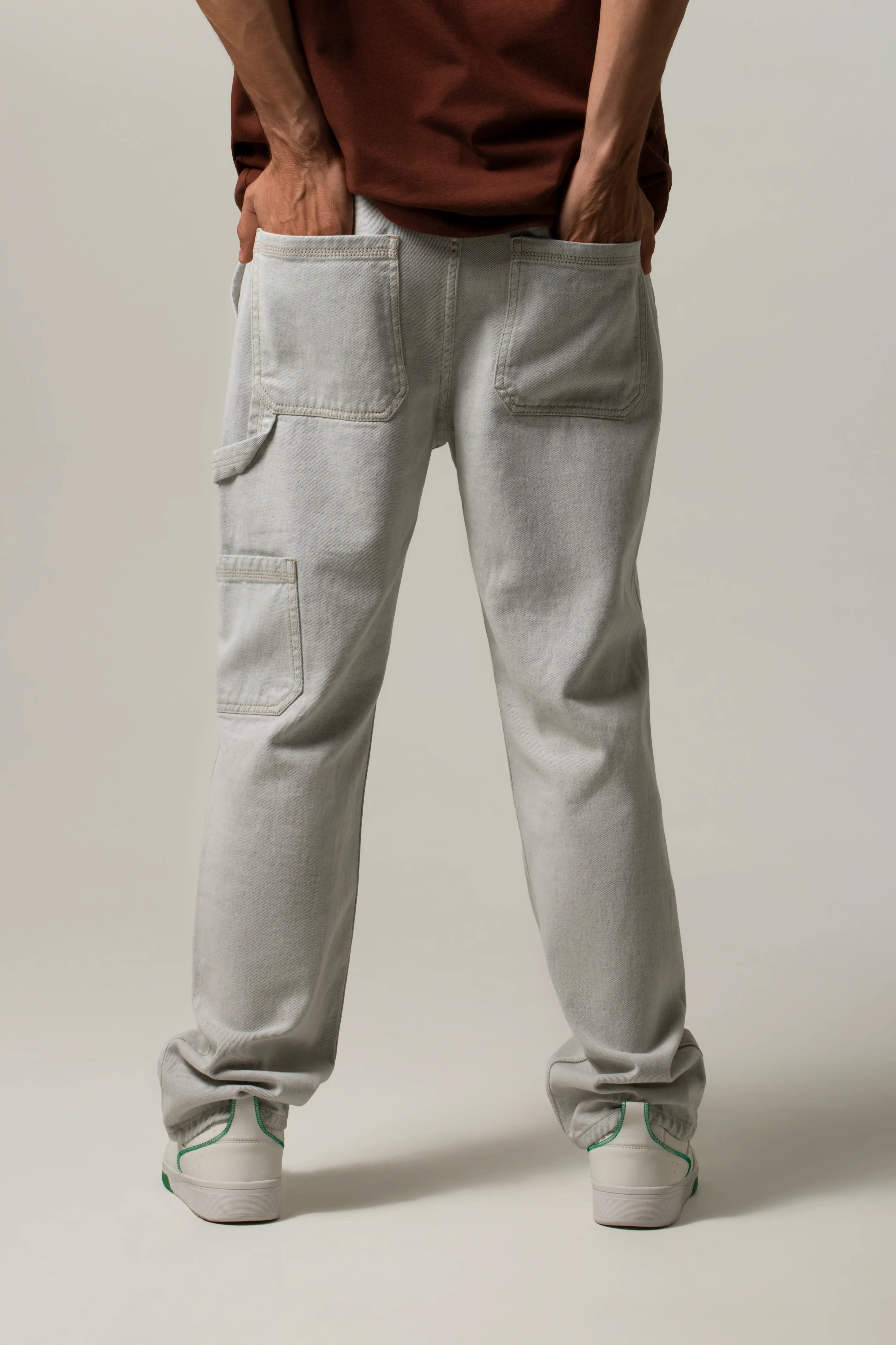 PANTALON TIPO CHINO COLOR AZUL MEDIO