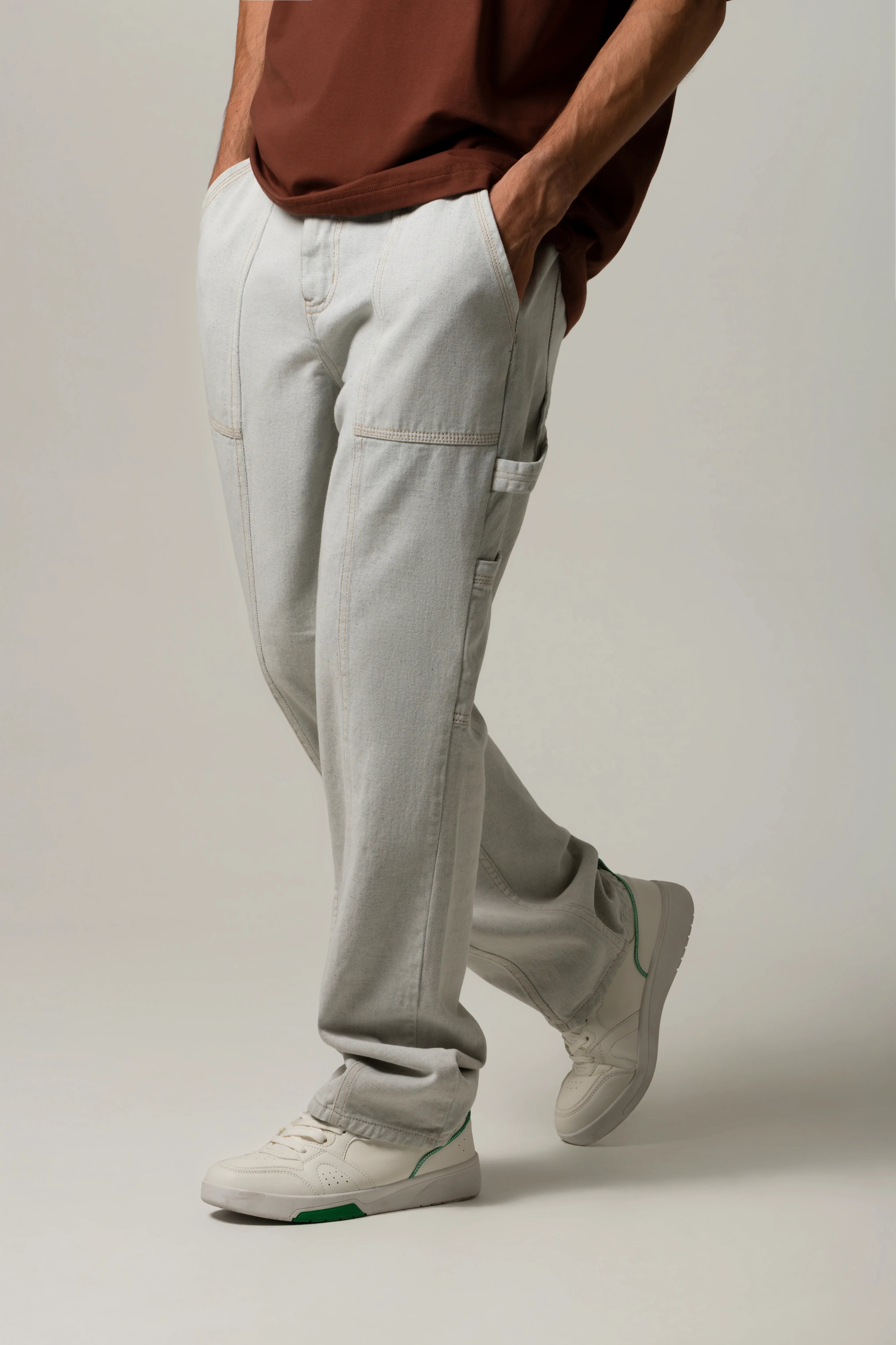 PANTALON TIPO CHINO COLOR AZUL MEDIO