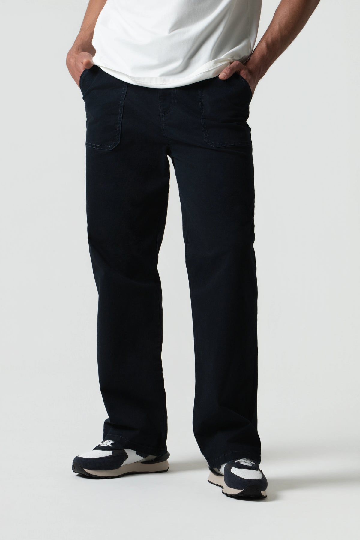 PANTALON TIPO CHINO COLOR AZUL OSCURO