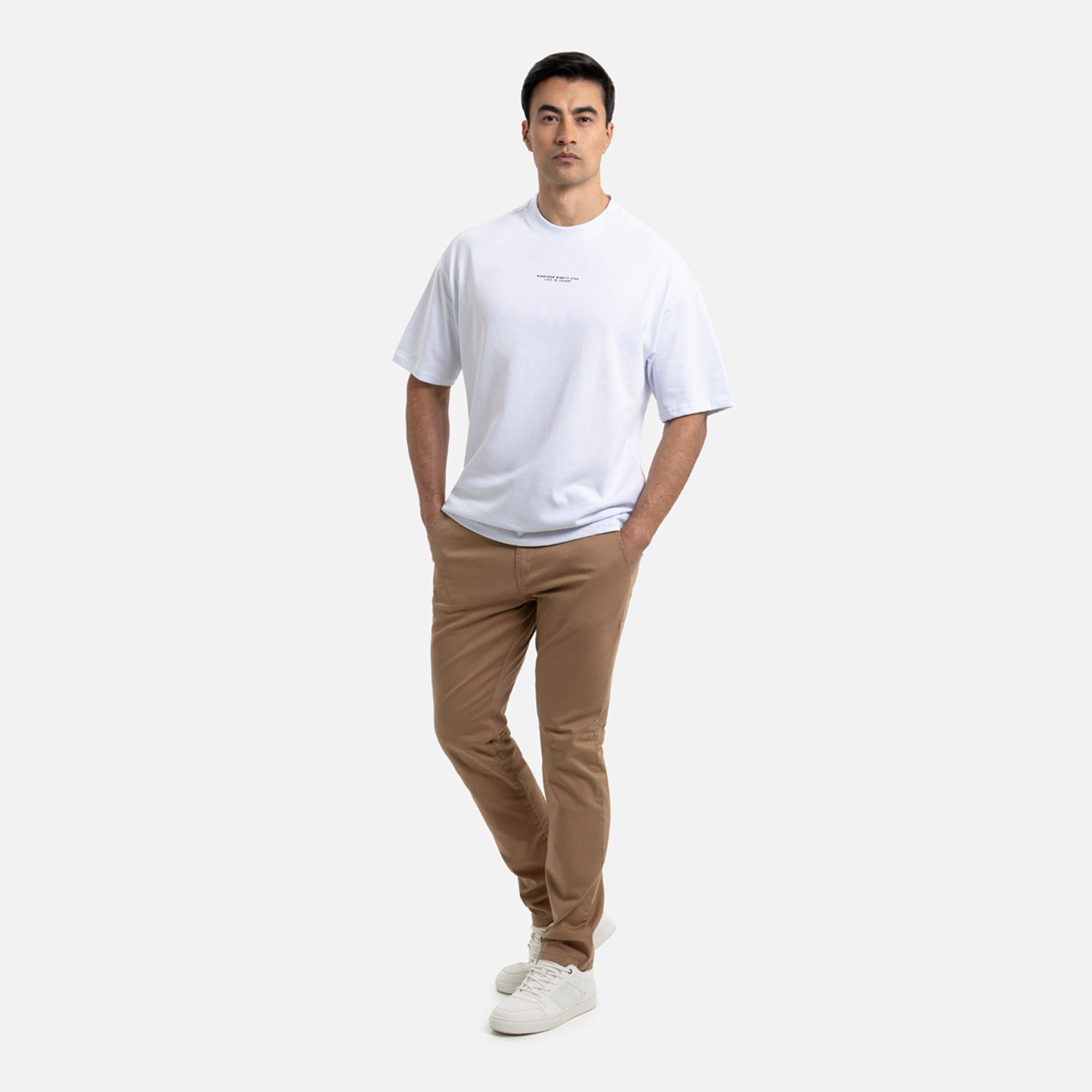 PANTALON CHINO COLOR KAKI