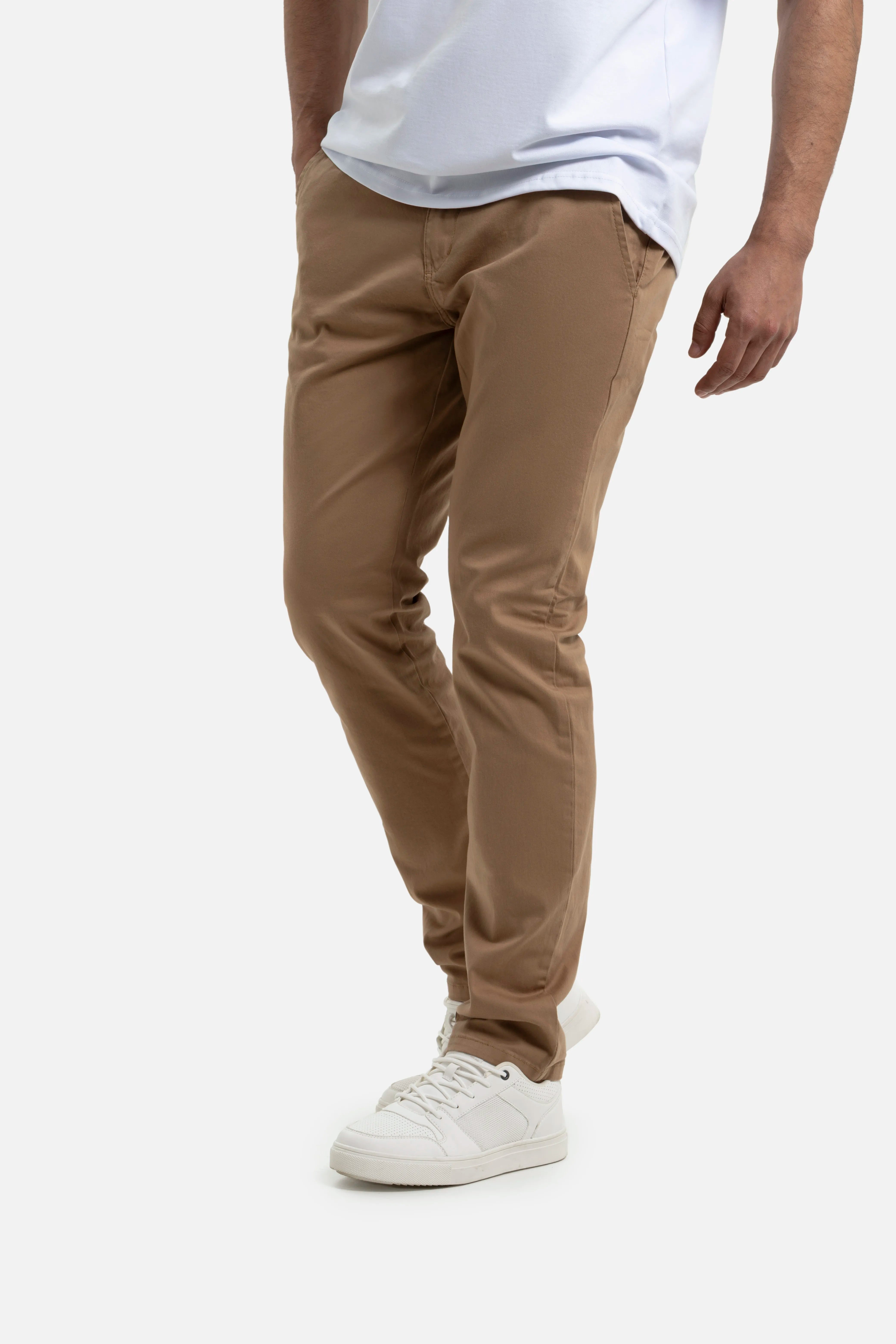 PANTALON CHINO COLOR KAKI