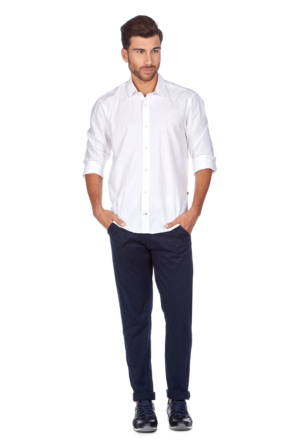 PANTALON CHINO COLOR AZUL OSCURO