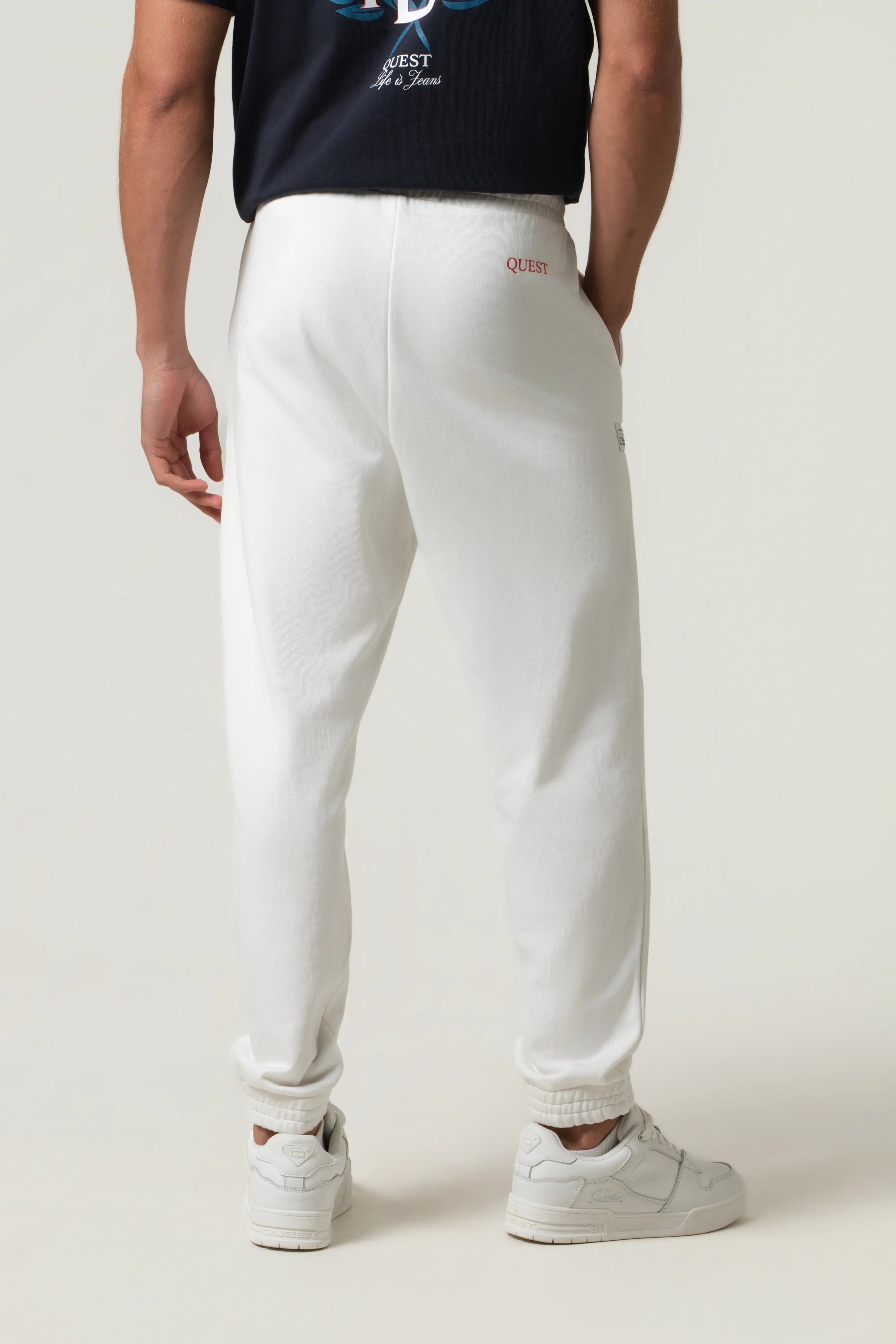 PANTALON JOGG COLOR IVORY