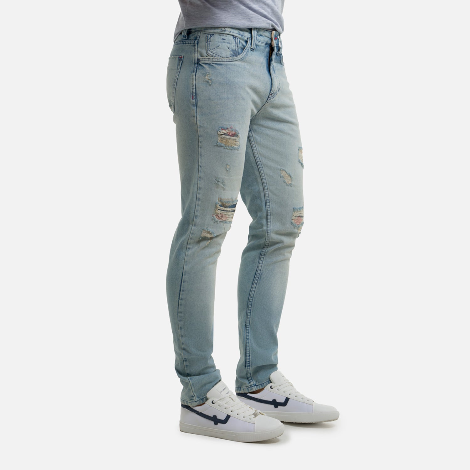 JEAN 5 BOLSILLOS COLOR AZUL CLARO
