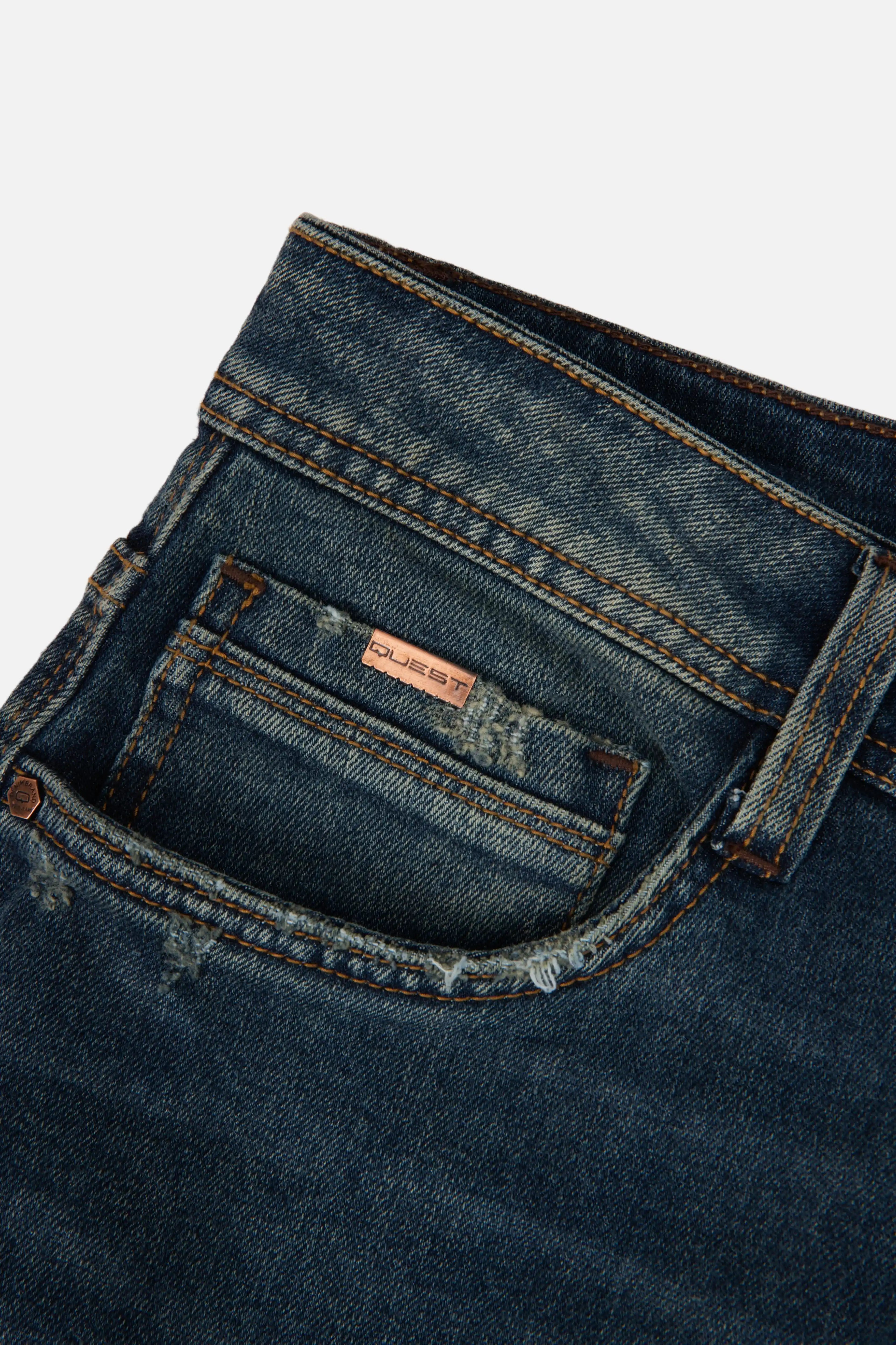 JEAN 5 BOLSILLOS COLOR AZUL MEDIO