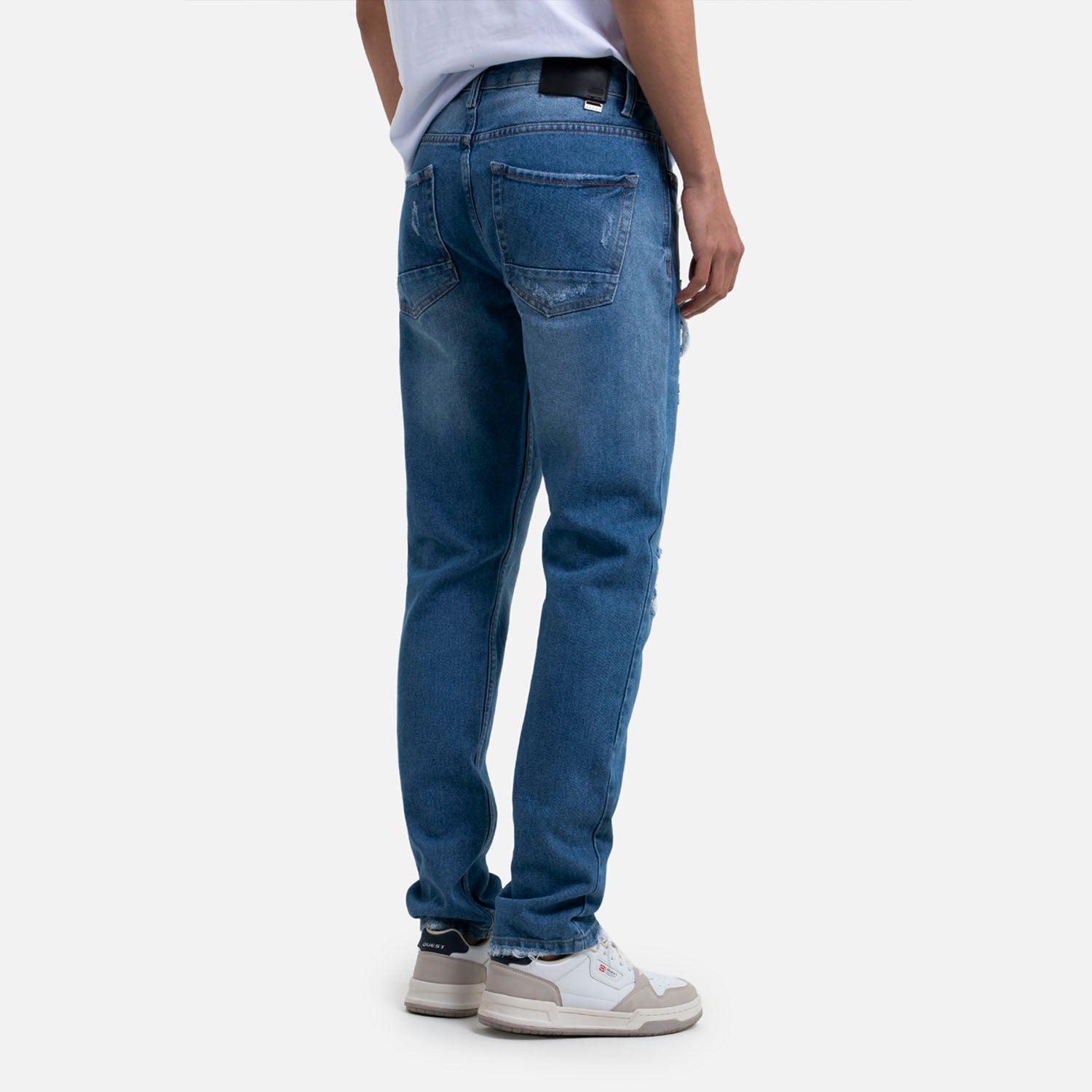 JEAN 5 BOLSILLOS COLOR AZUL MEDIO