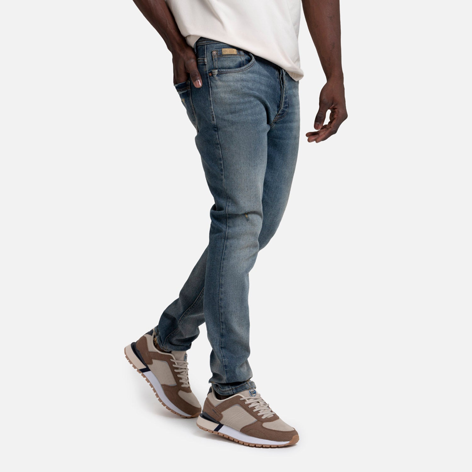 JEAN 5 BOLSILLOS COLOR AZUL MEDIO