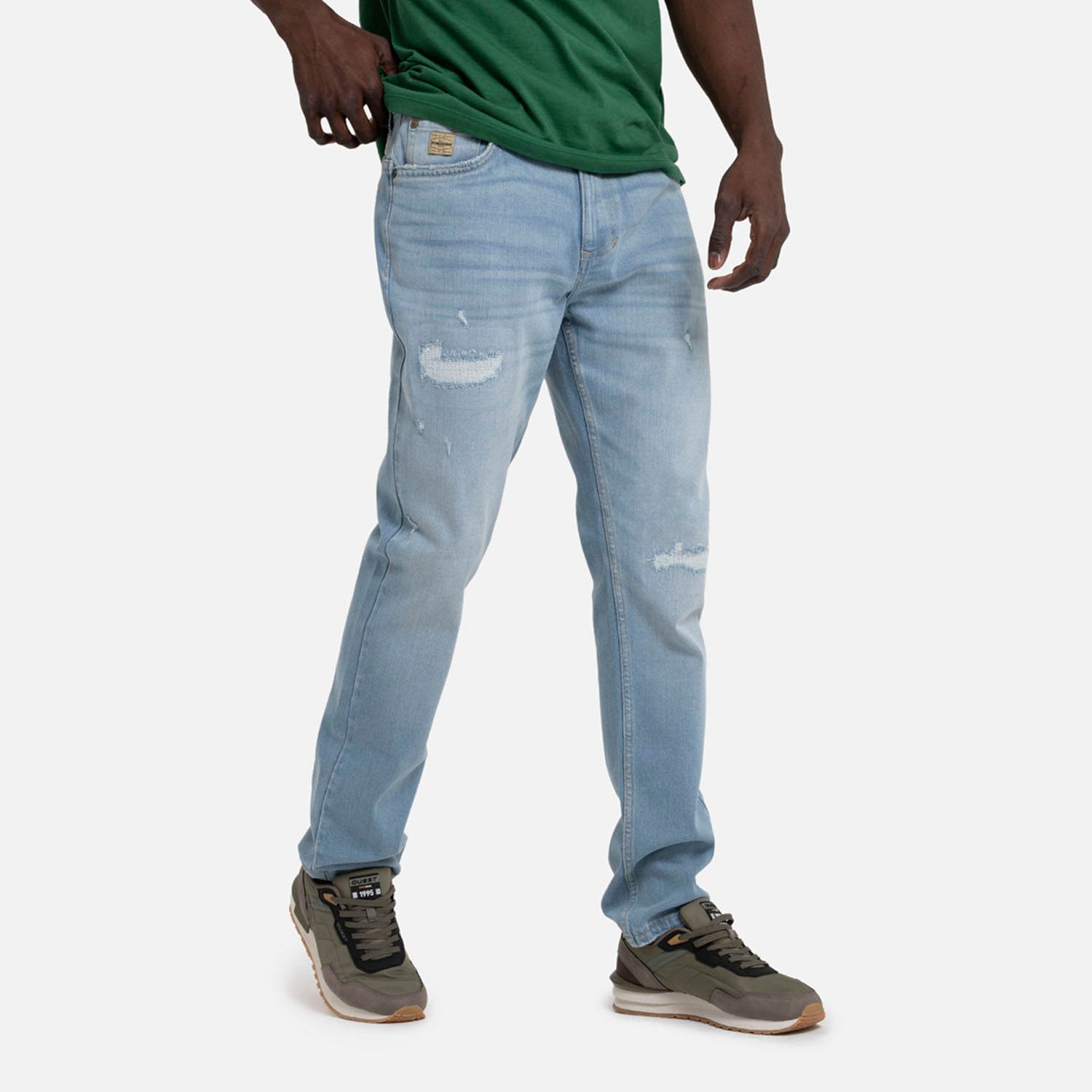 JEAN BOLSILLOS COLOR AZUL CLARO – Quest Colombia