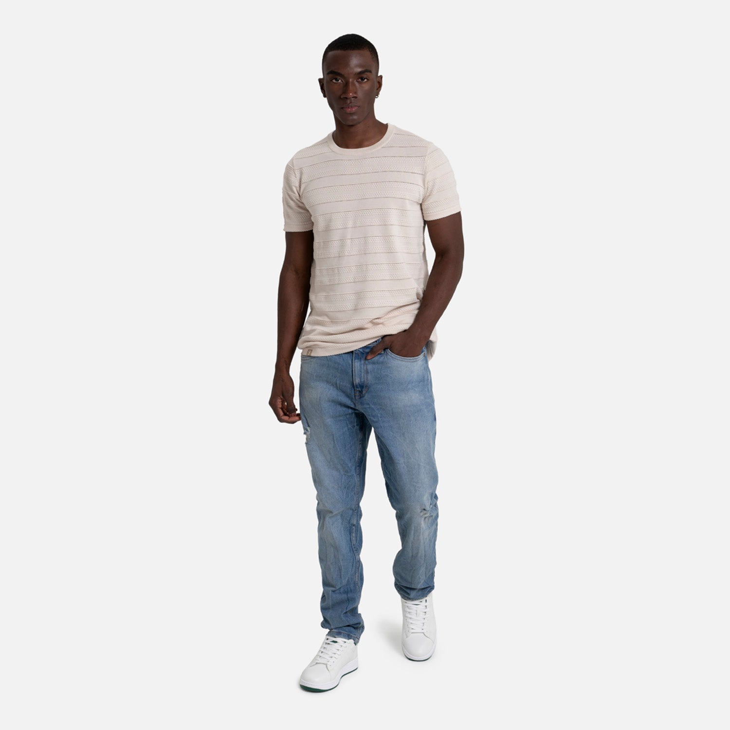 JEAN 5 BOLSILLOS COLOR AZUL CLARO