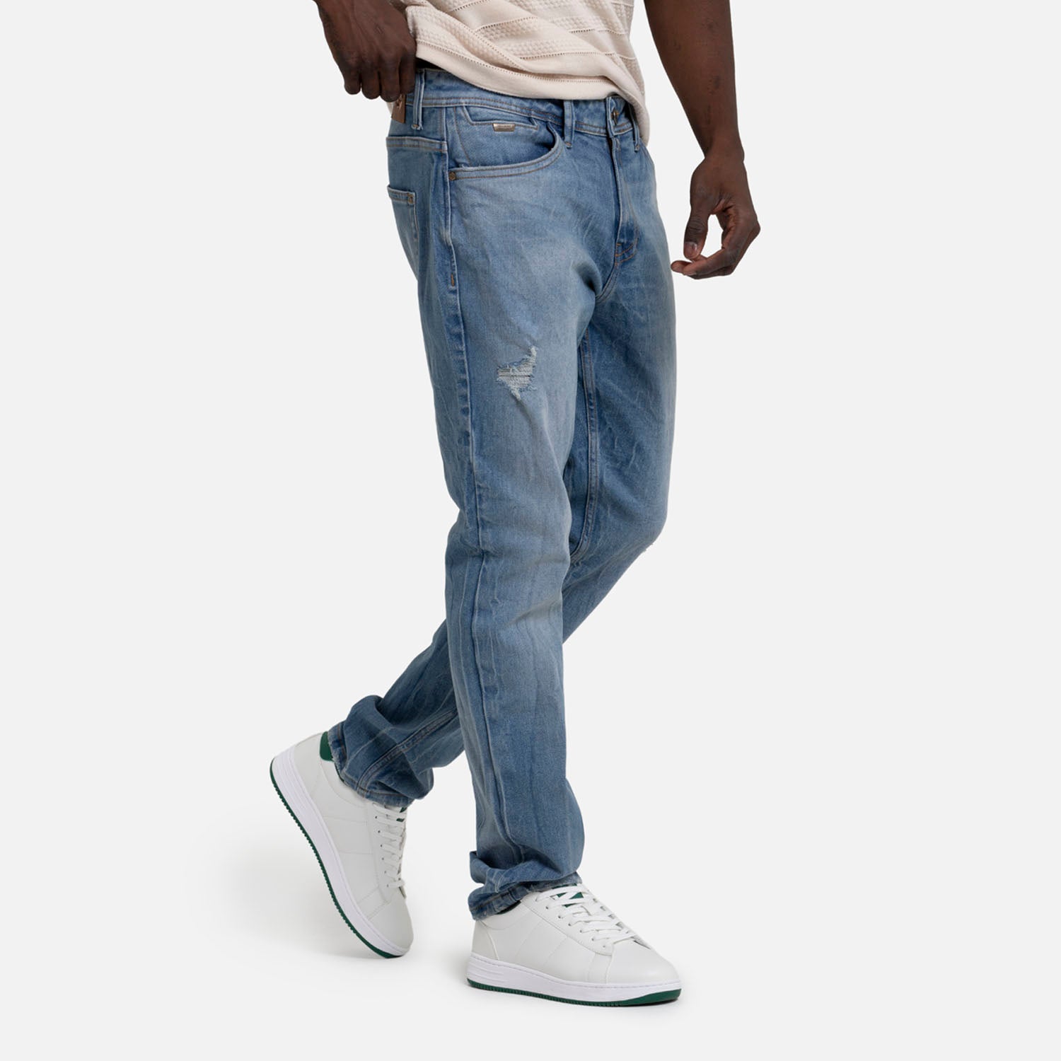 JEAN 5 BOLSILLOS COLOR AZUL CLARO