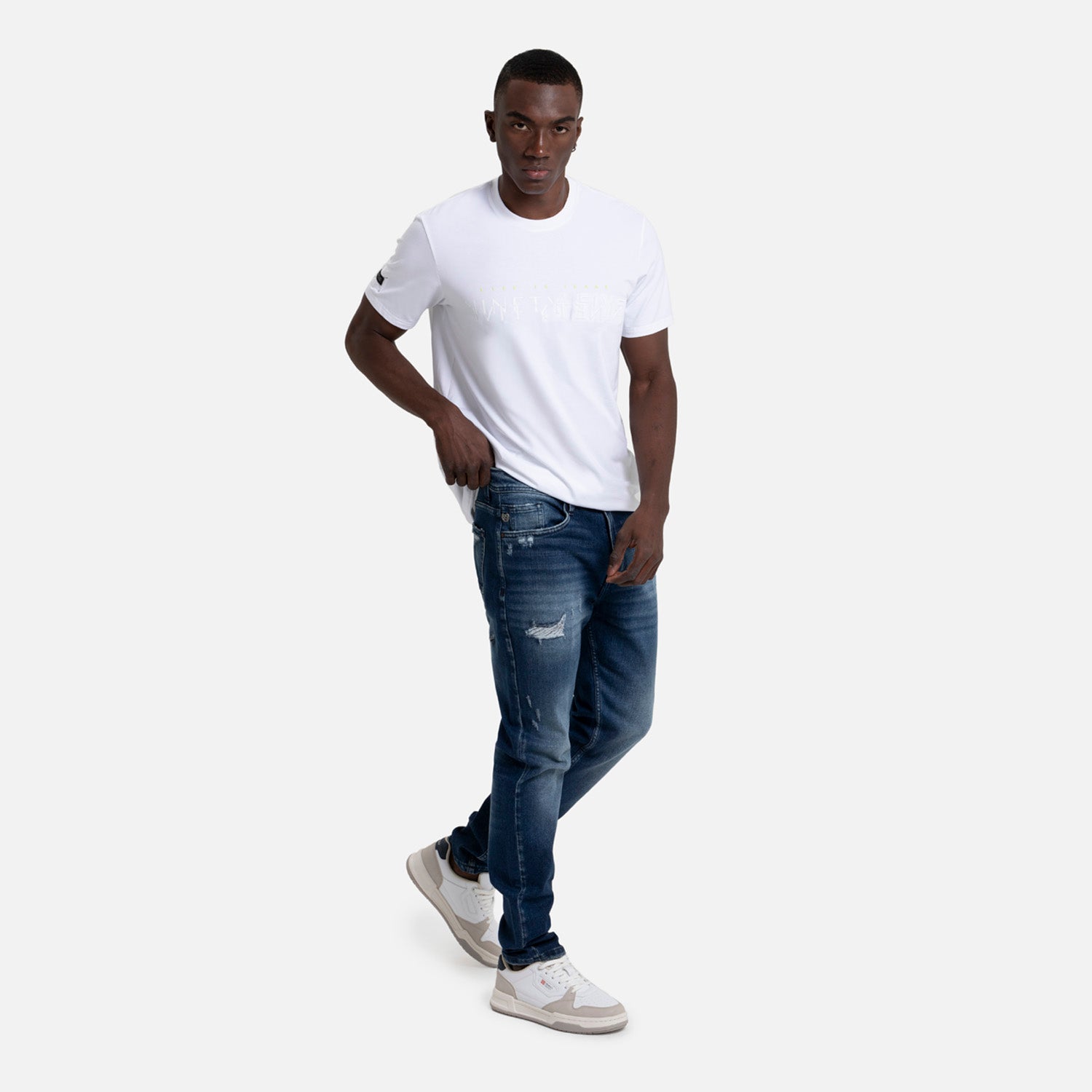 JEAN 5 BOLSILLOS COLOR AZUL MEDIO