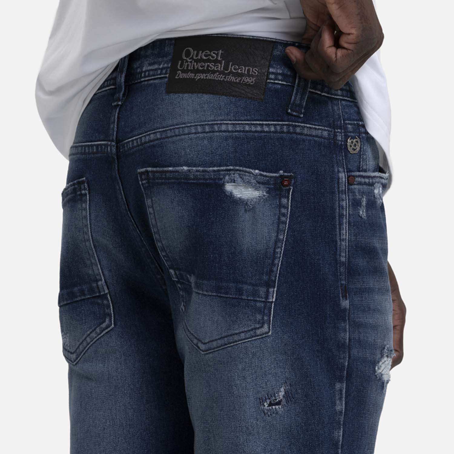 JEAN 5 BOLSILLOS COLOR AZUL MEDIO