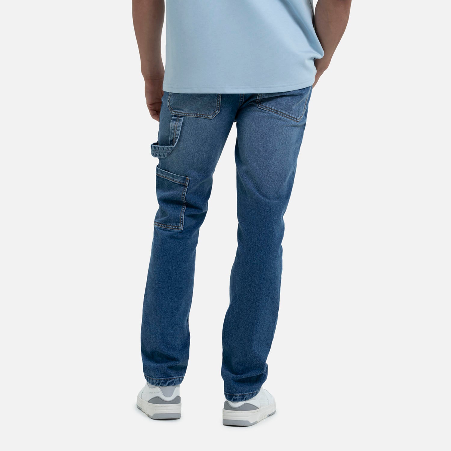 JEAN CARGO COLOR AZUL MEDIO