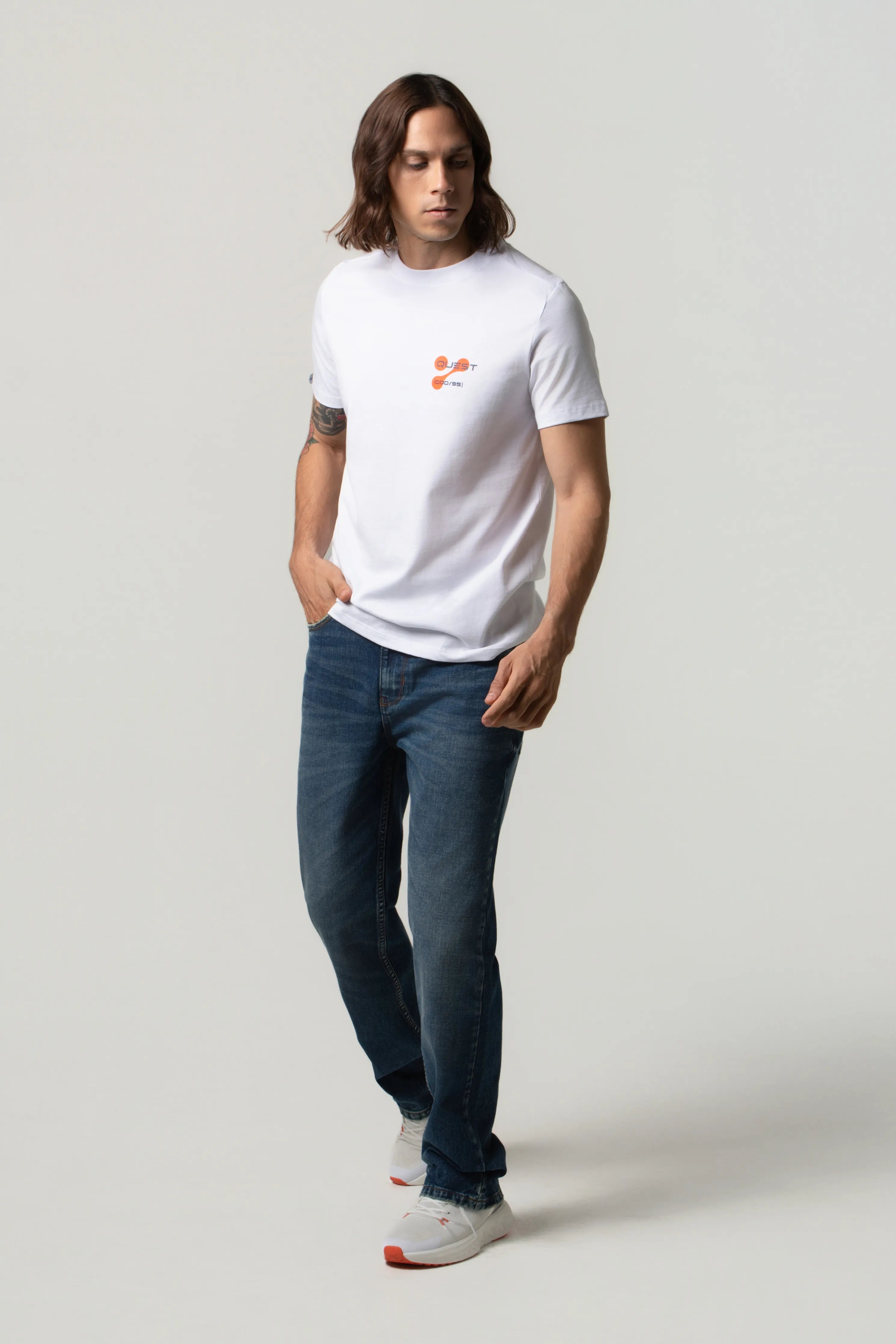 JEAN 5 BOLSILLOS COLOR AZUL MEDIO