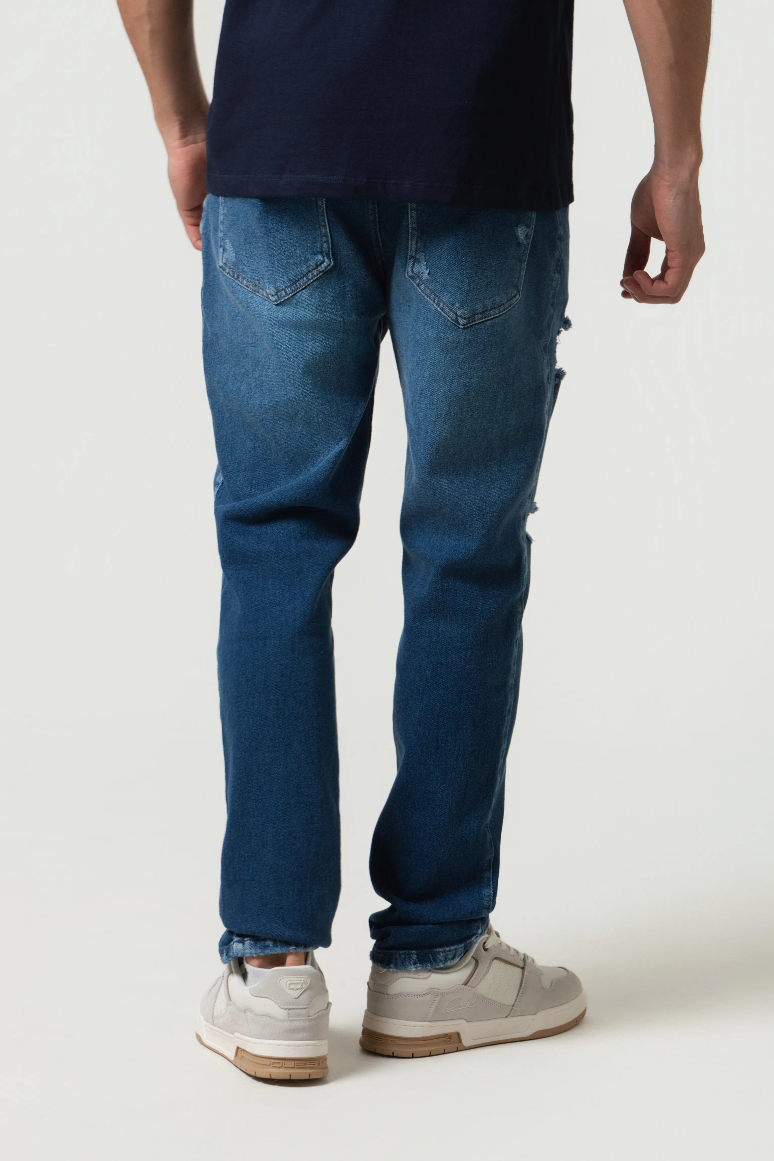 JEAN 5 BOLSILLOS COLOR AZUL OSCURO