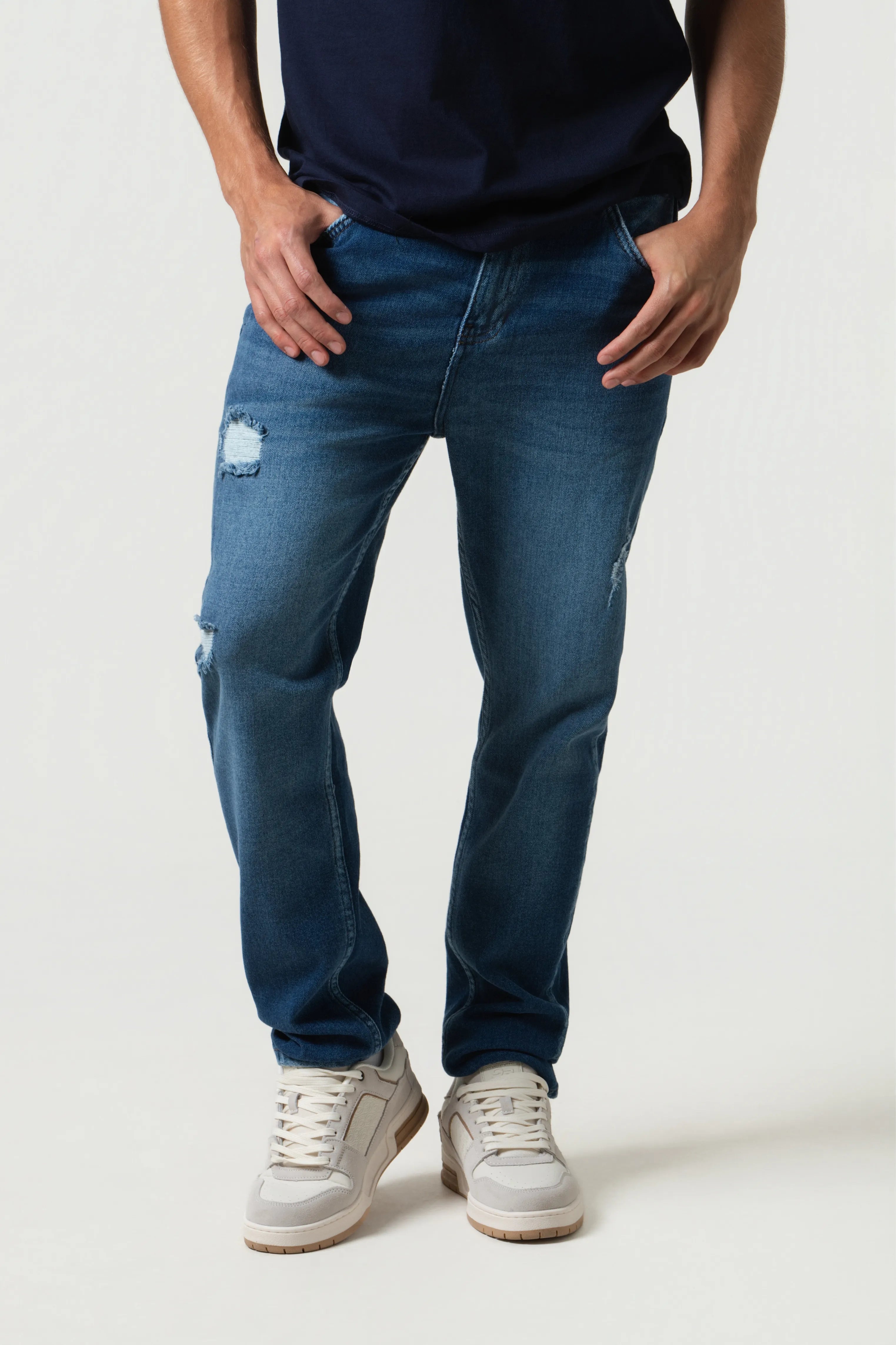 JEAN 5 BOLSILLOS COLOR AZUL OSCURO