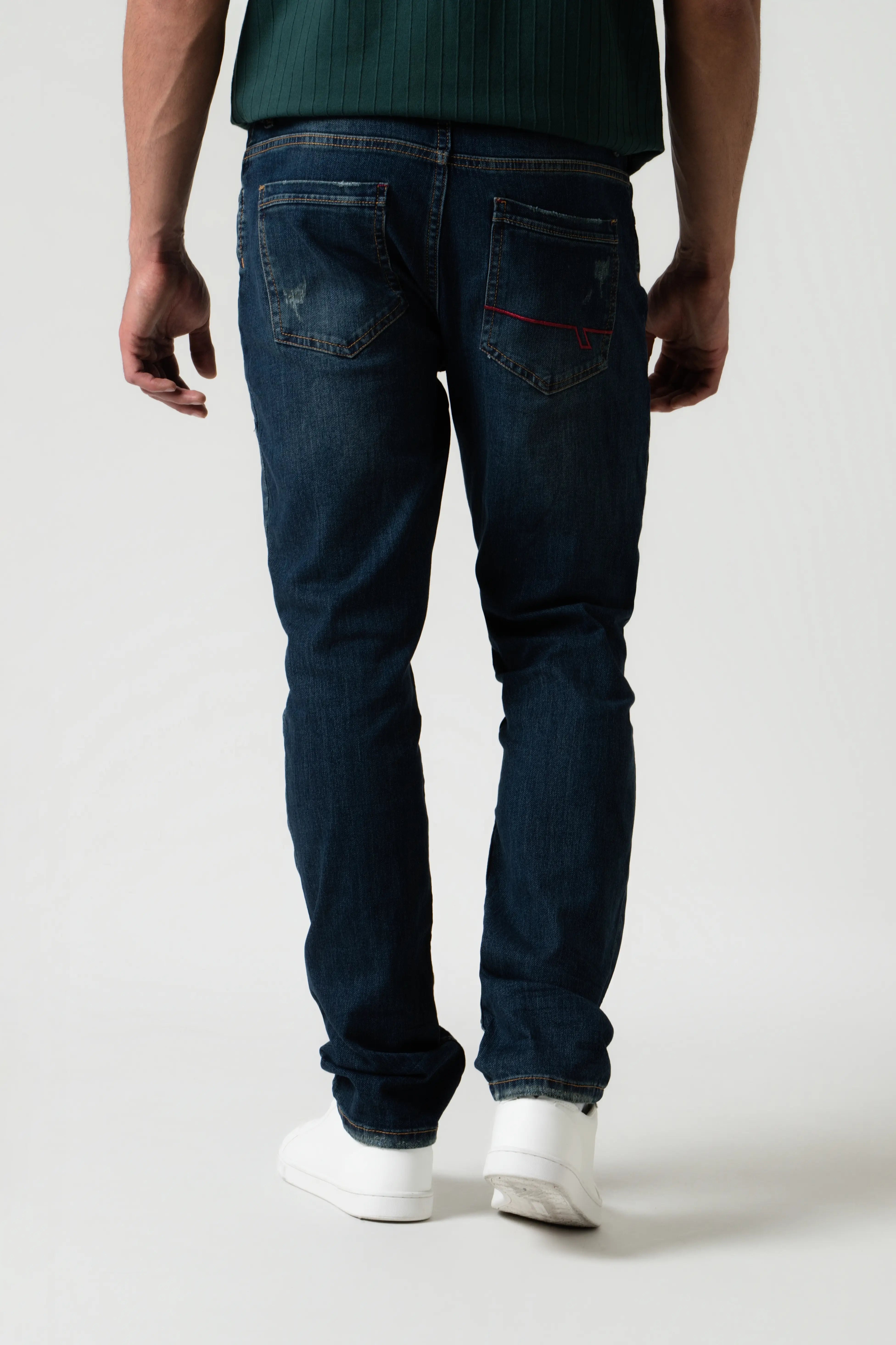 JEAN 5 BOLSILLOS COLOR AZUL MEDIO