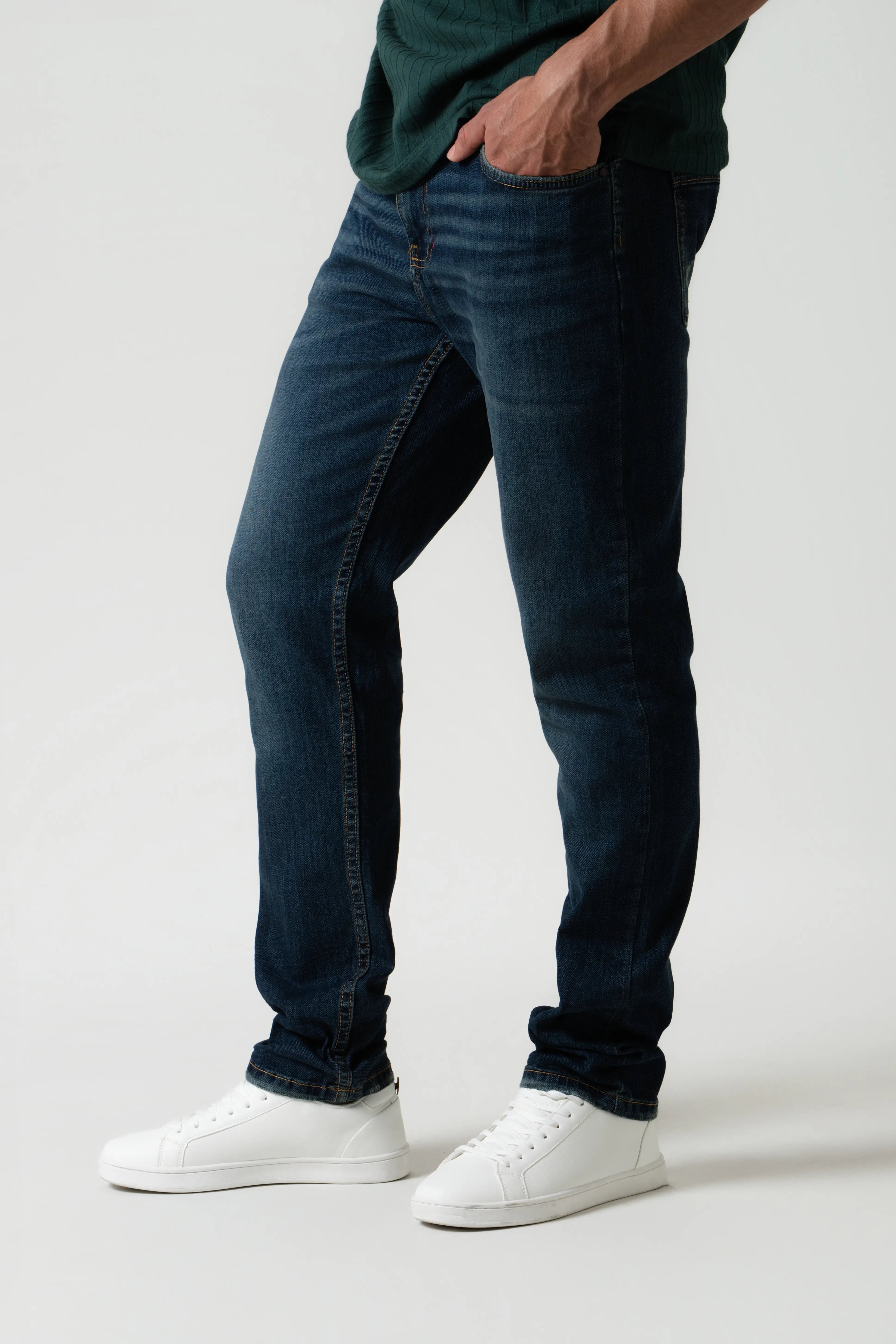 JEAN 5 BOLSILLOS COLOR AZUL MEDIO