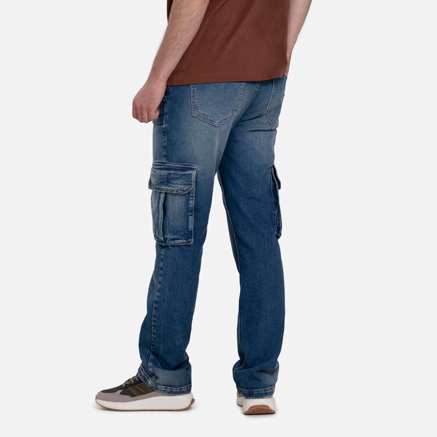 JEAN CARGO COLOR AZUL MEDIO