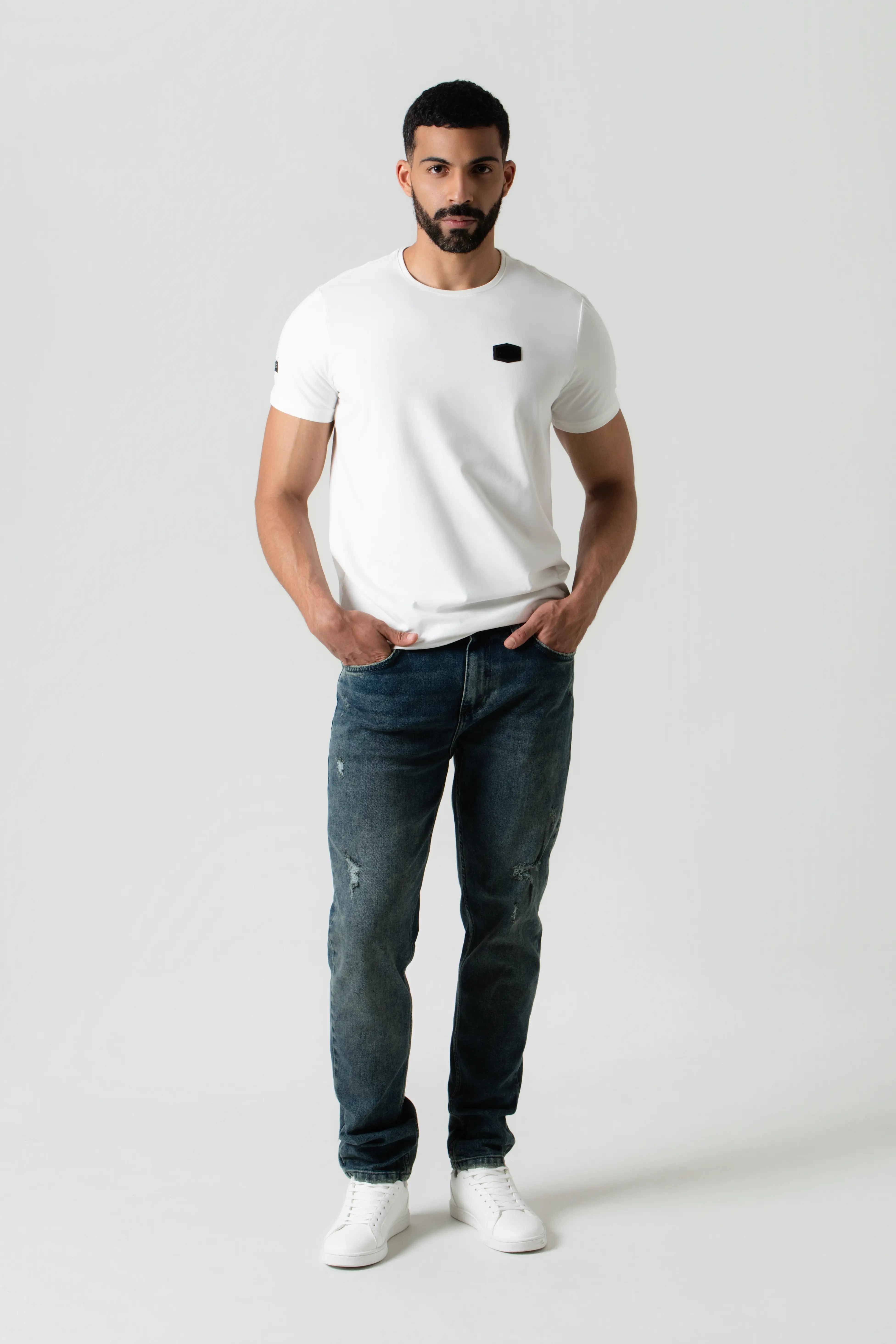 JEAN 5 BOLSILLOS COLOR AZUL OSCURO